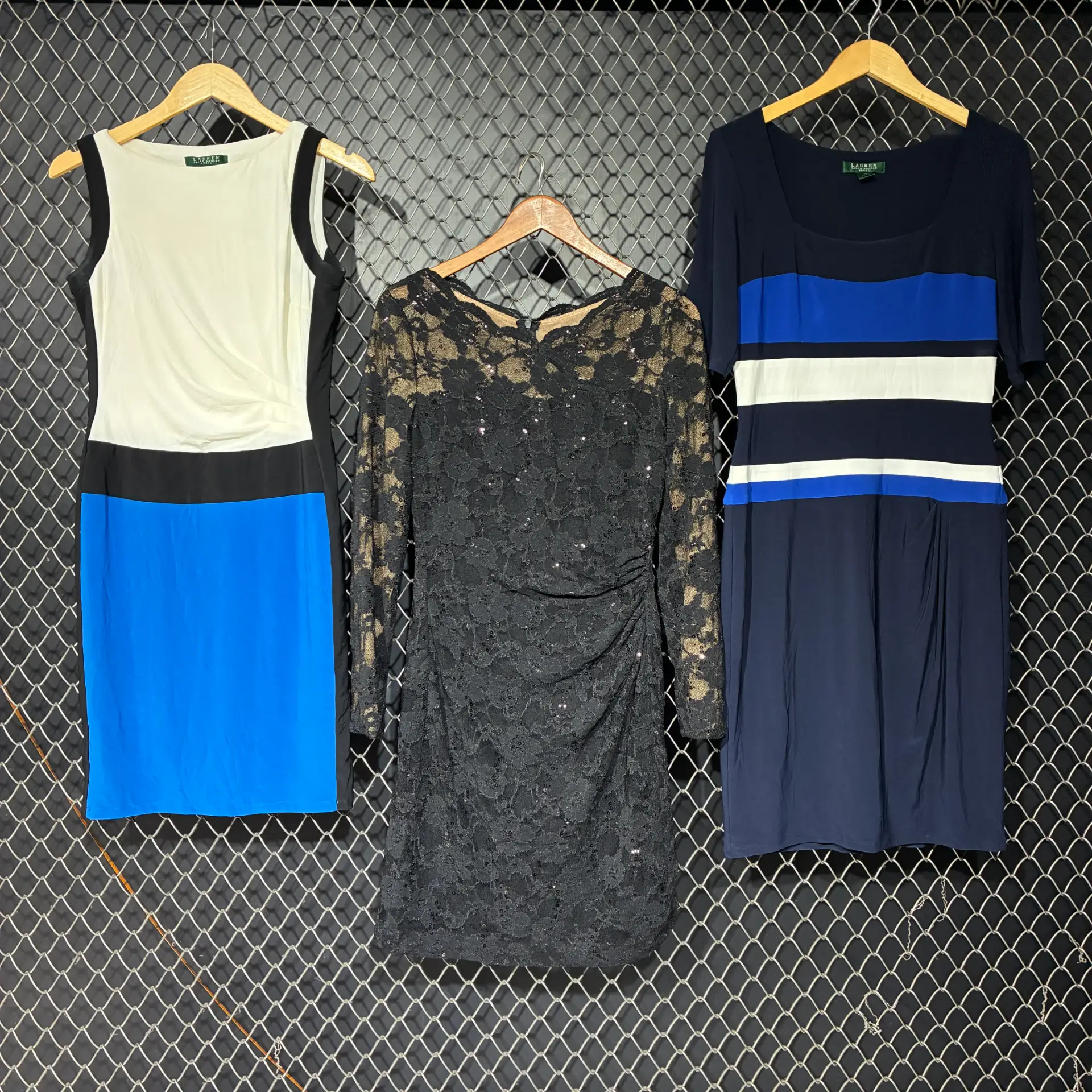 vestido de festa feminino ralph lauren (fnc:903)