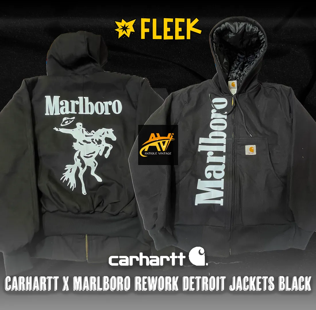 Carhartt x Marlboro Rework Style Detroit Jackets B..