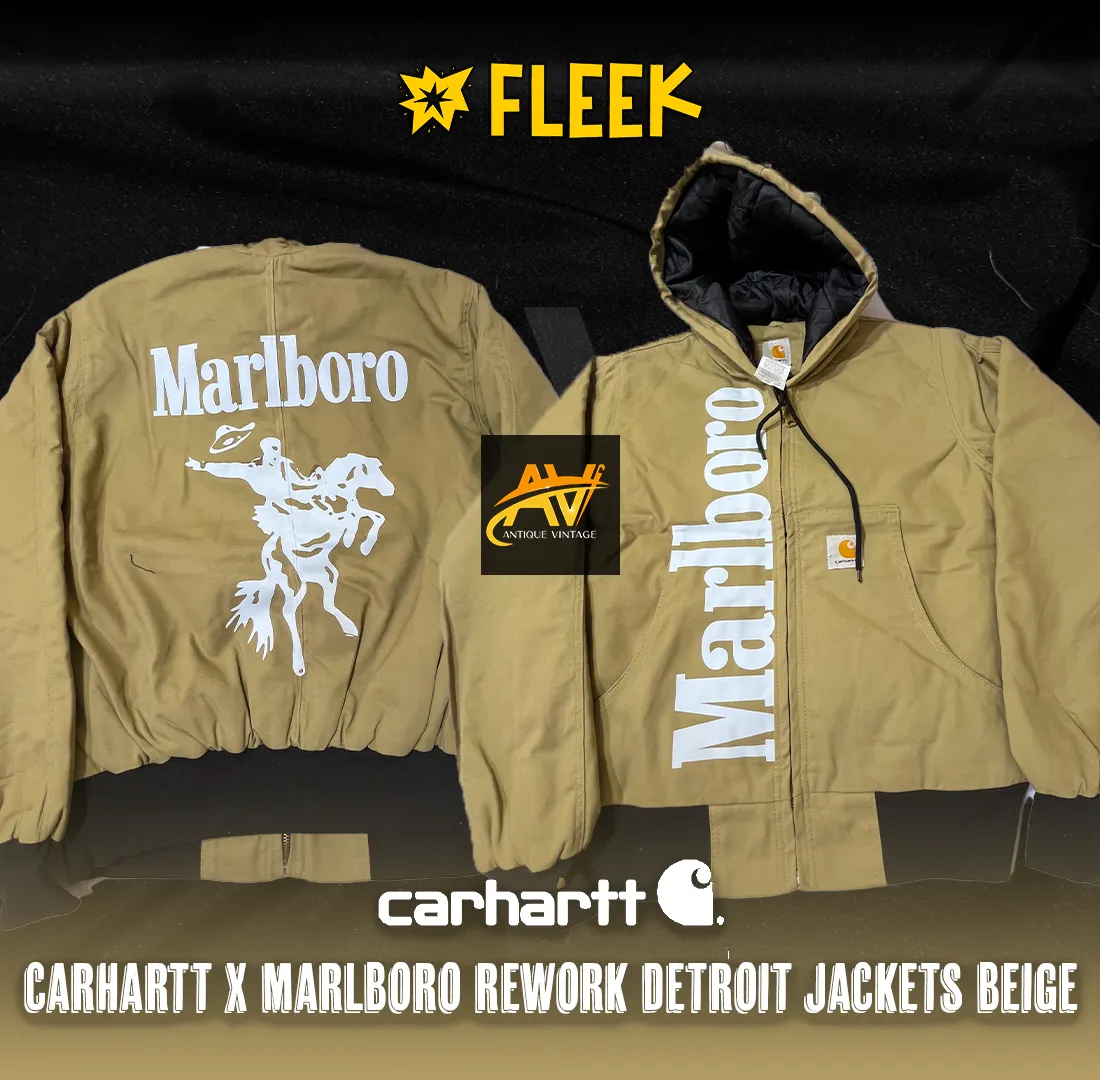Carhartt x Marlboro Rework Style Detroit Jackets B..