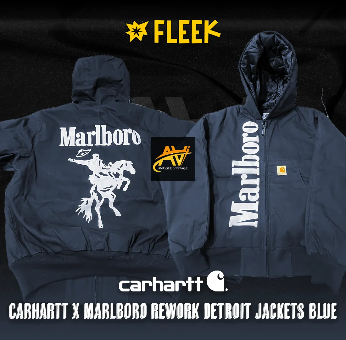 Carhartt x Marlboro Rework Style Detroit Jackets B..