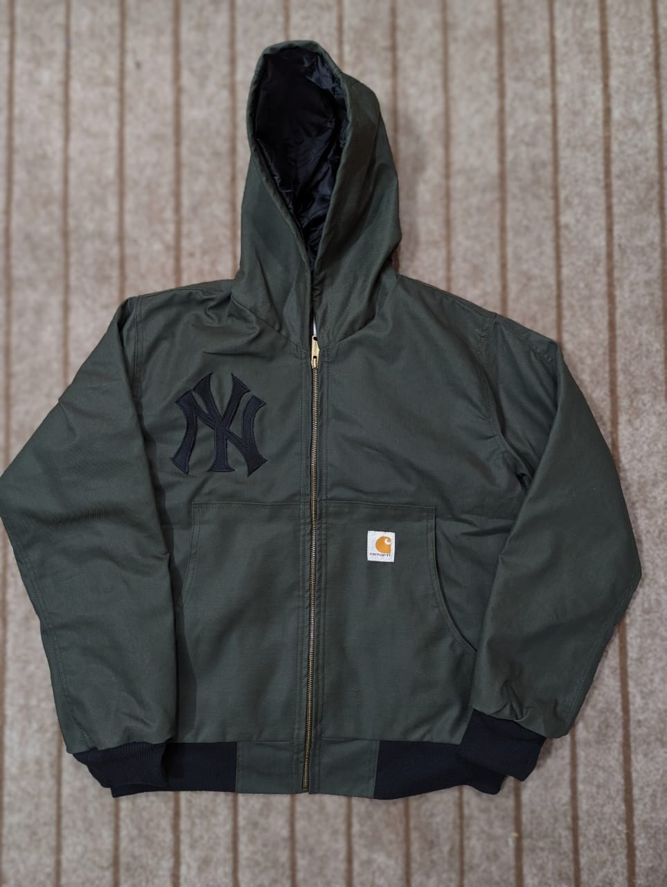 Giubbotti Carhartt X NY (Yankees) Green Active Rew..