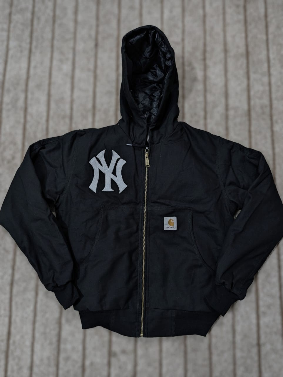 Giacche Carhartt X NY (Yankees) nere in stile Acti..