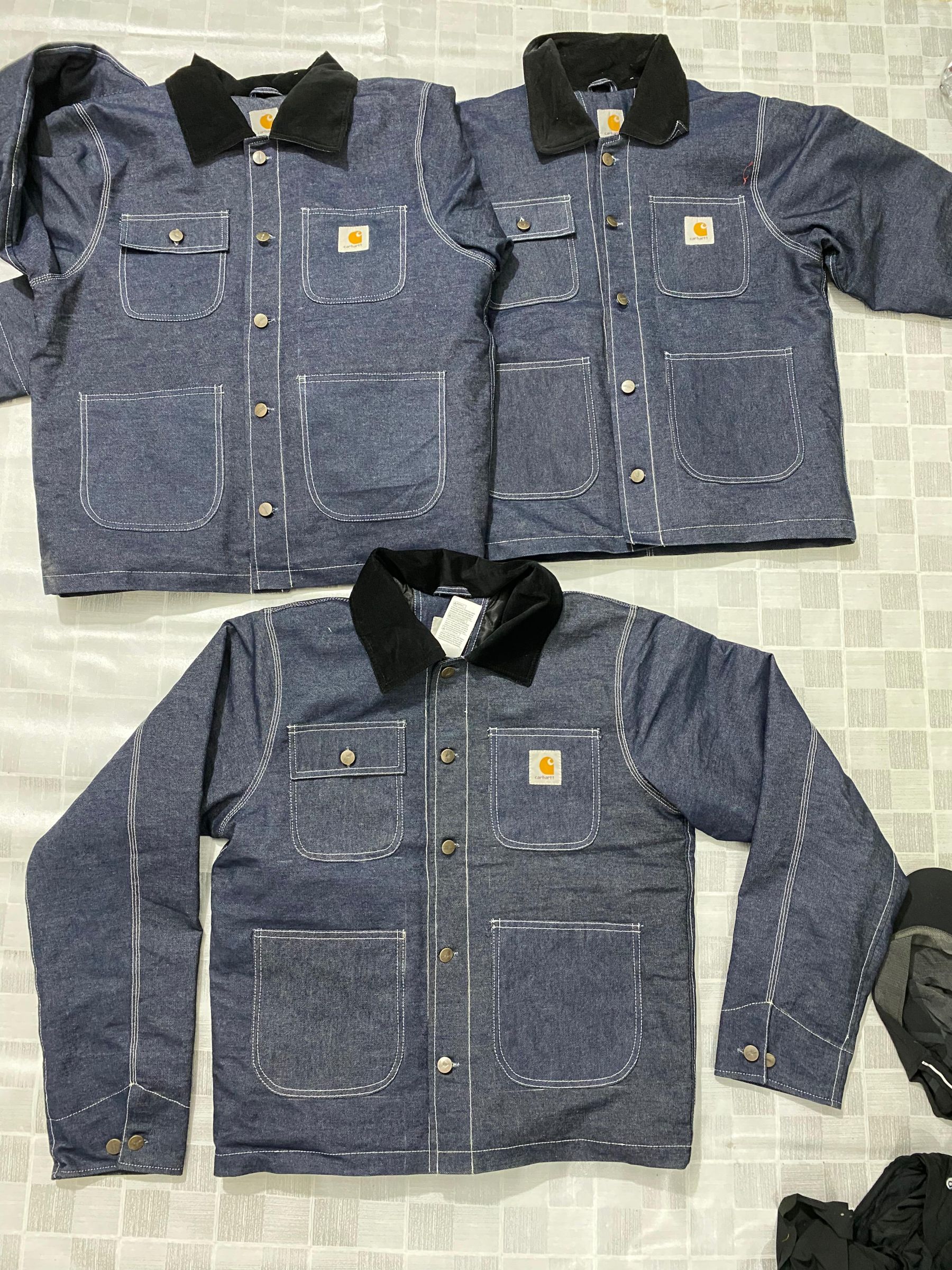 Jaquetas de jeans azul Carhartt Michigan Detroit R..