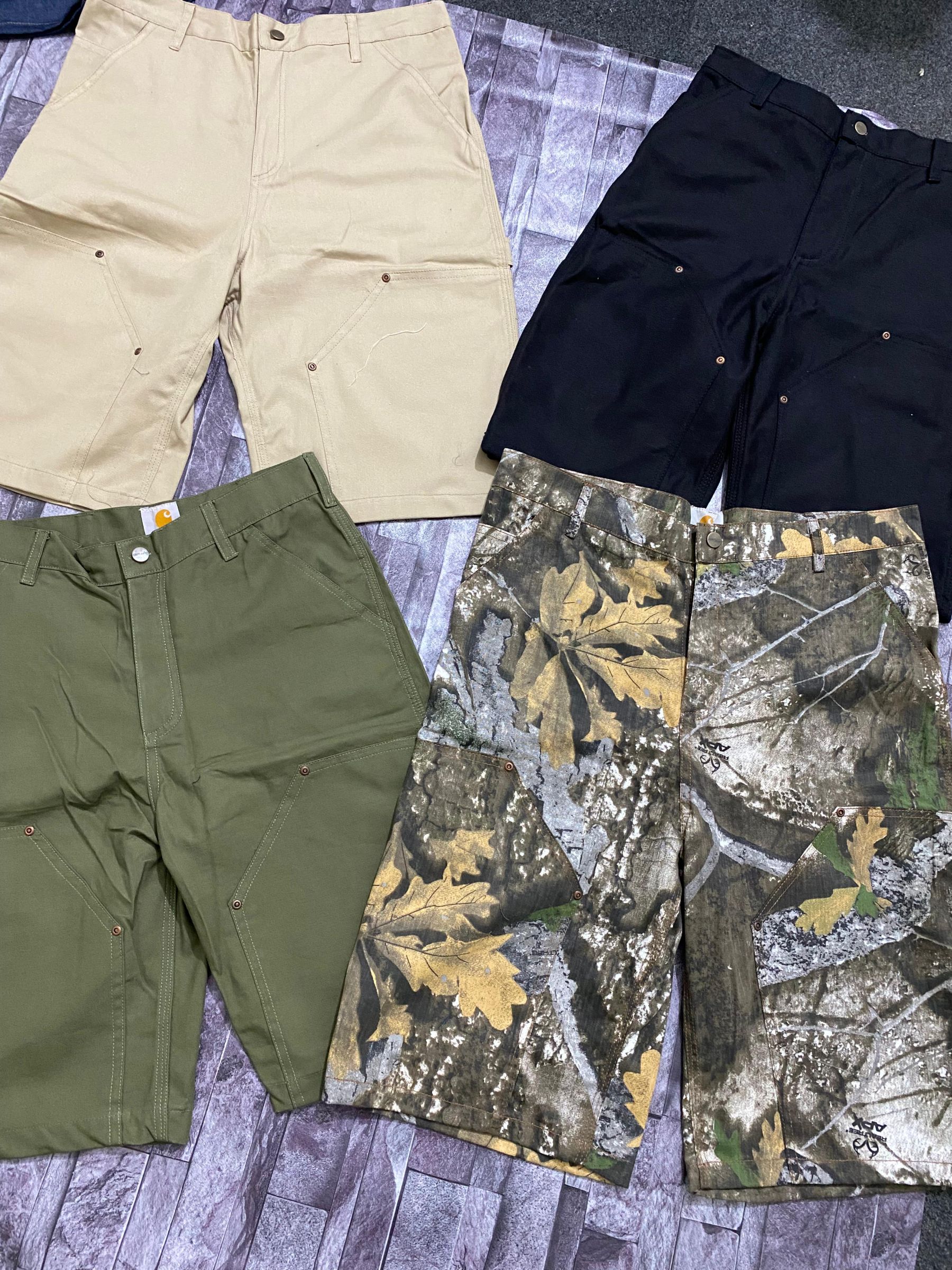 REW-Carhartt mix color double knee rework style sh..