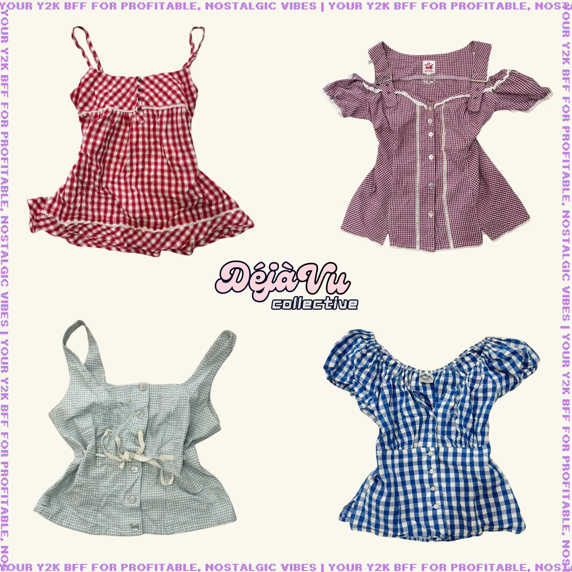 Y2K Milk-Maid Core Cami Tops (DVC#108)