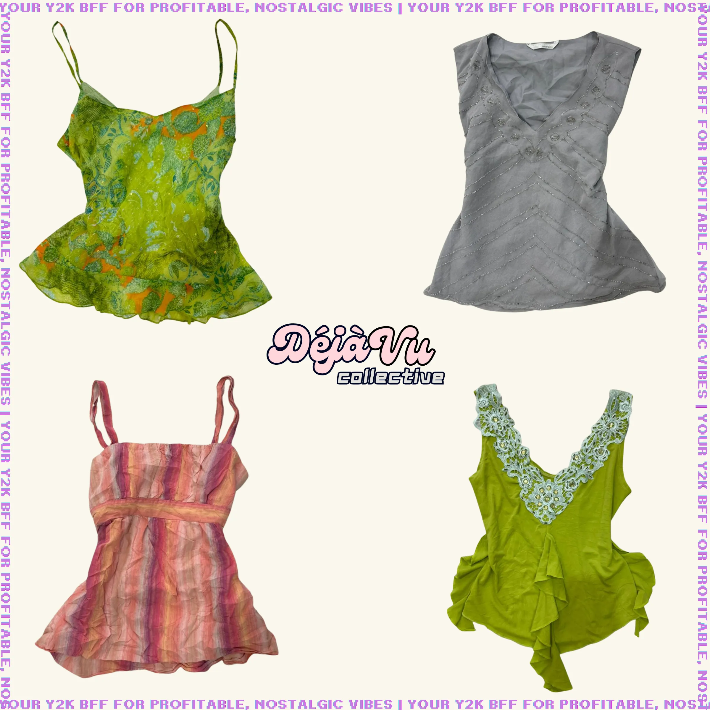Y2K Fairycore Diva Cami Tops (DVC#109)