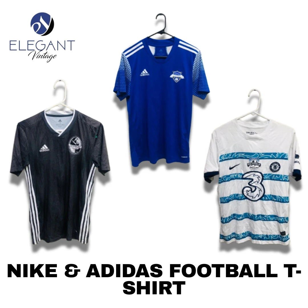 t-shirts de football nike & adidas - evm0323