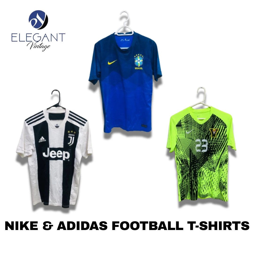 nike & adidas football t-shirts - evm0359