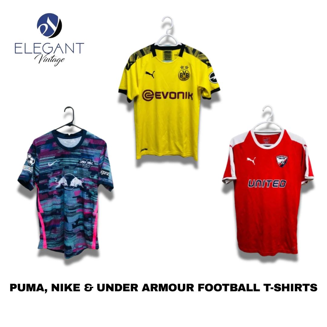 puma, nike & under armour football t-shirts - evm0..