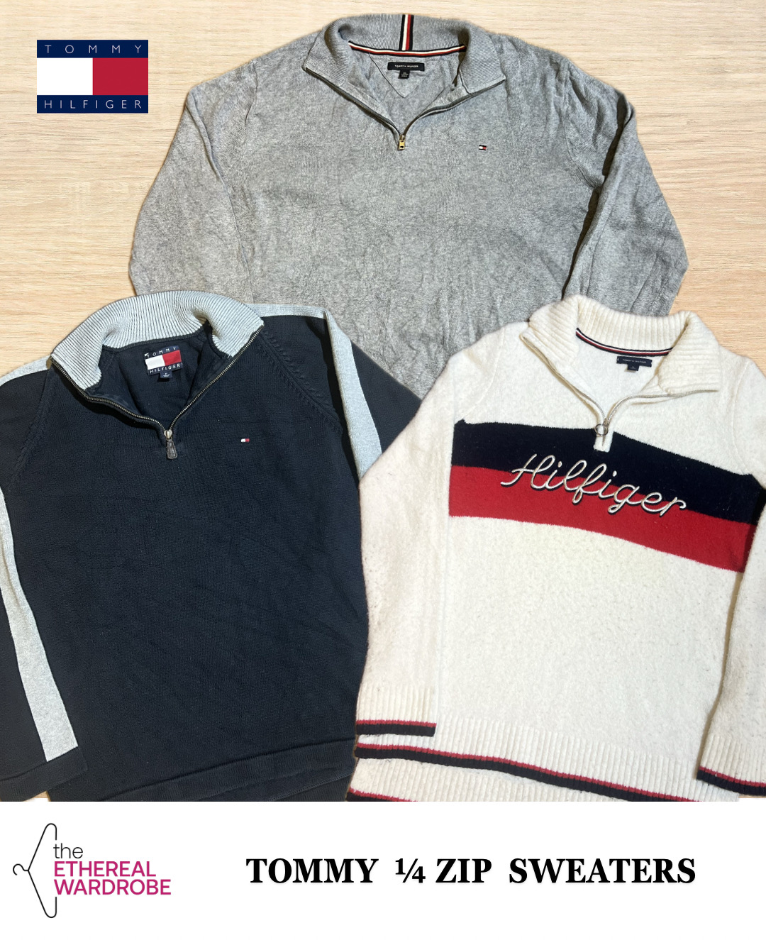 Tommy Hilfiger Mixed Zip Sweaters Bundle