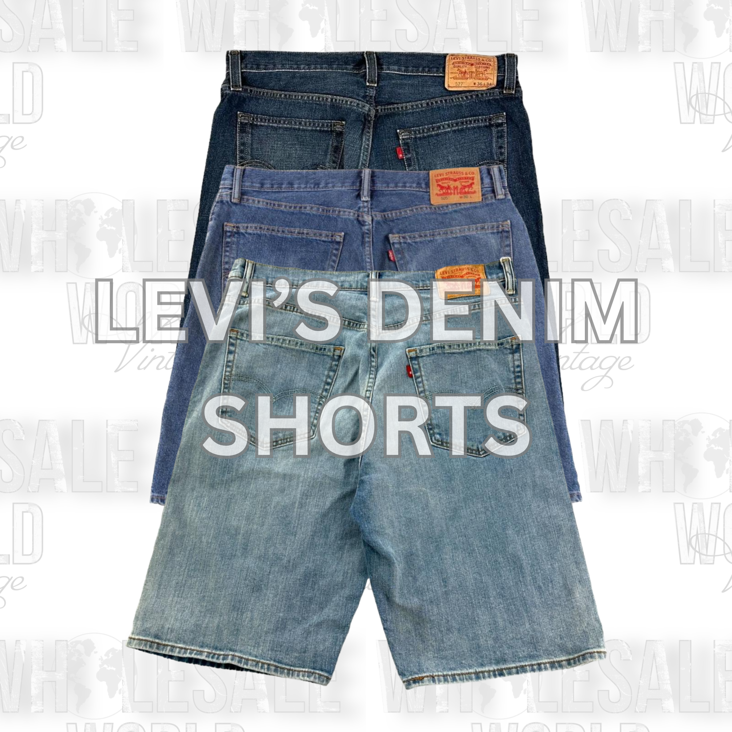 LEVI'S DENIM SHORTS - GRADE AB