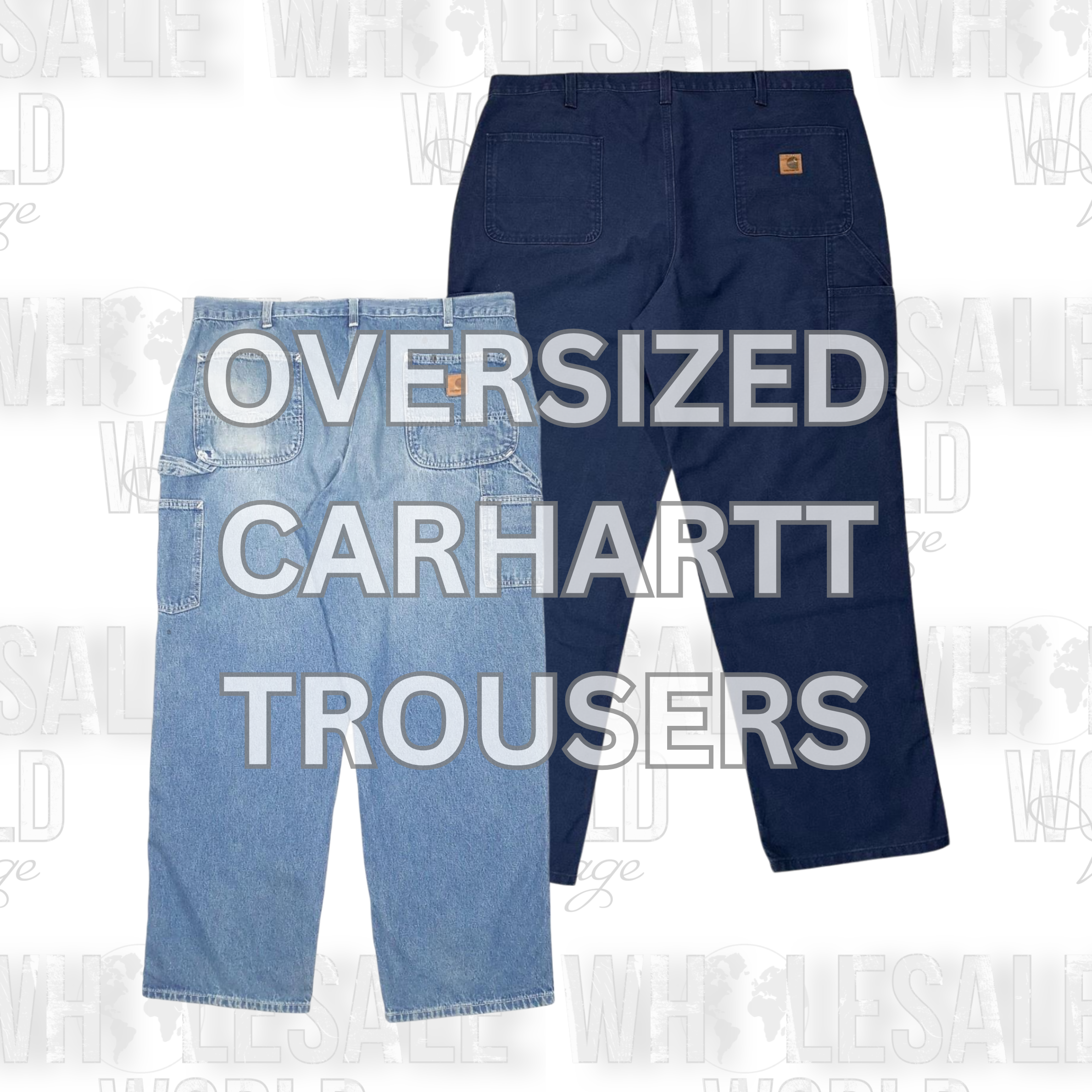 OVERSIZED CARHARTT TROUSERS - GRADE AB