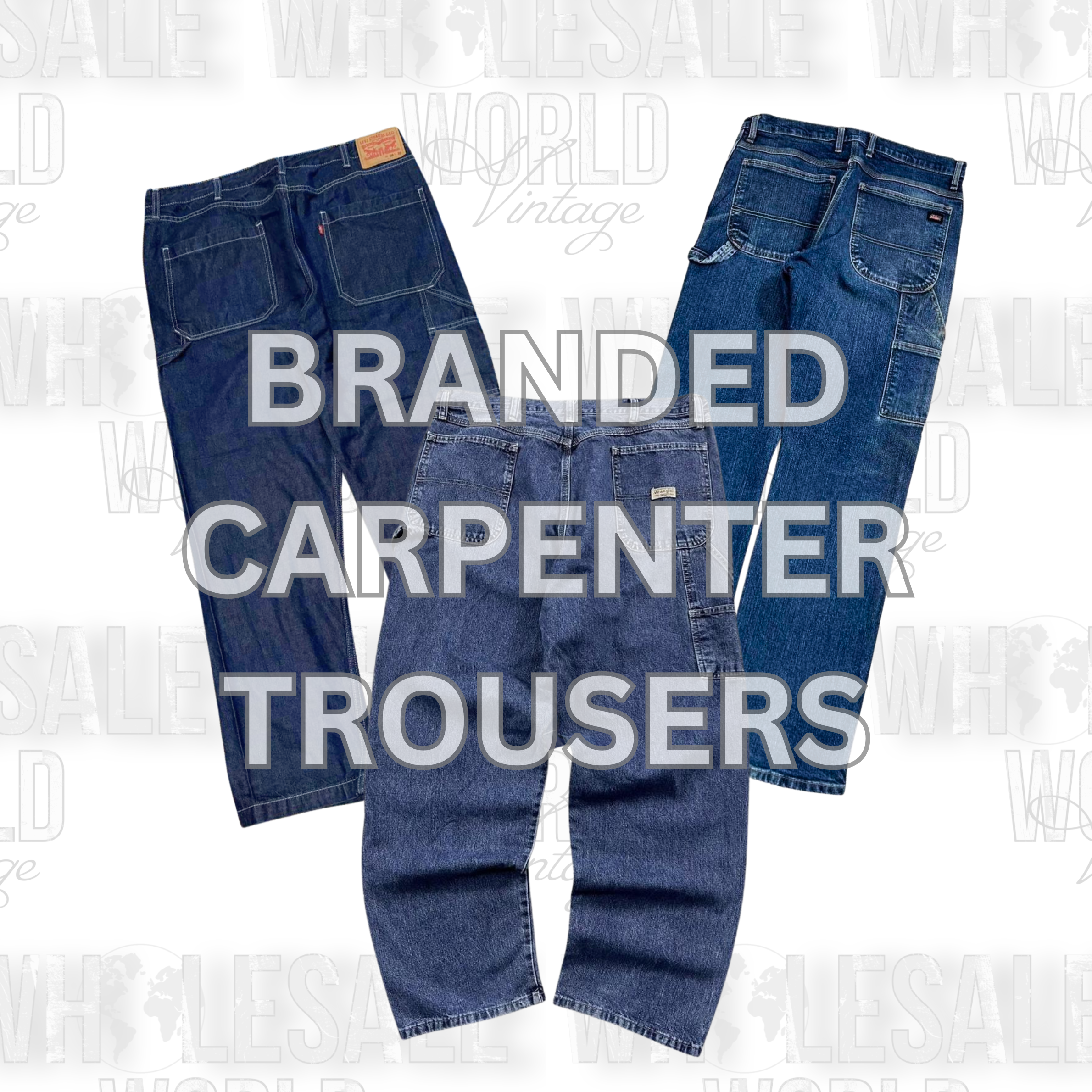 BRANDED CARPENTER TROUSERS - GRADE AB