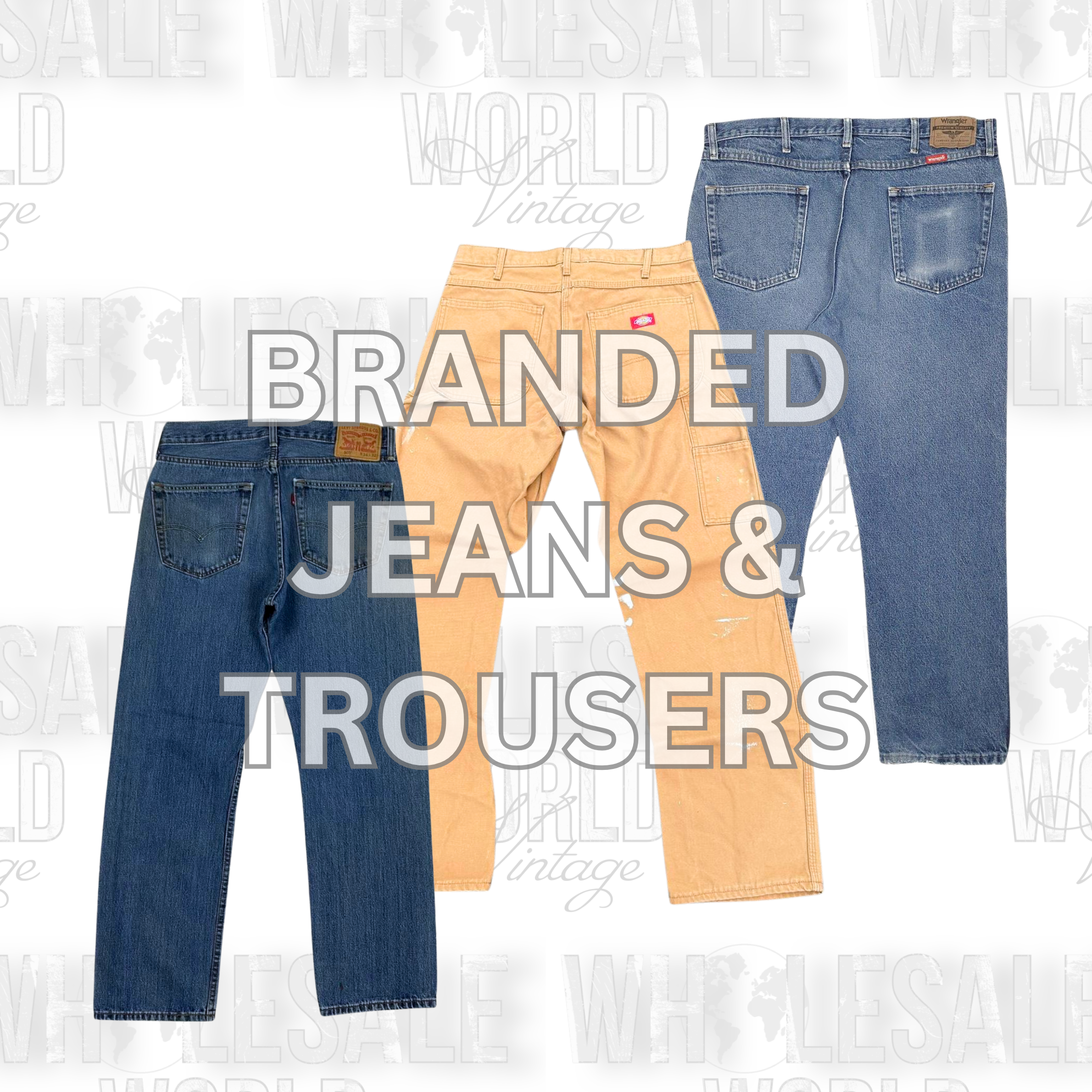 MIXED BRANDED DENIM JEANS - GRADE ABC