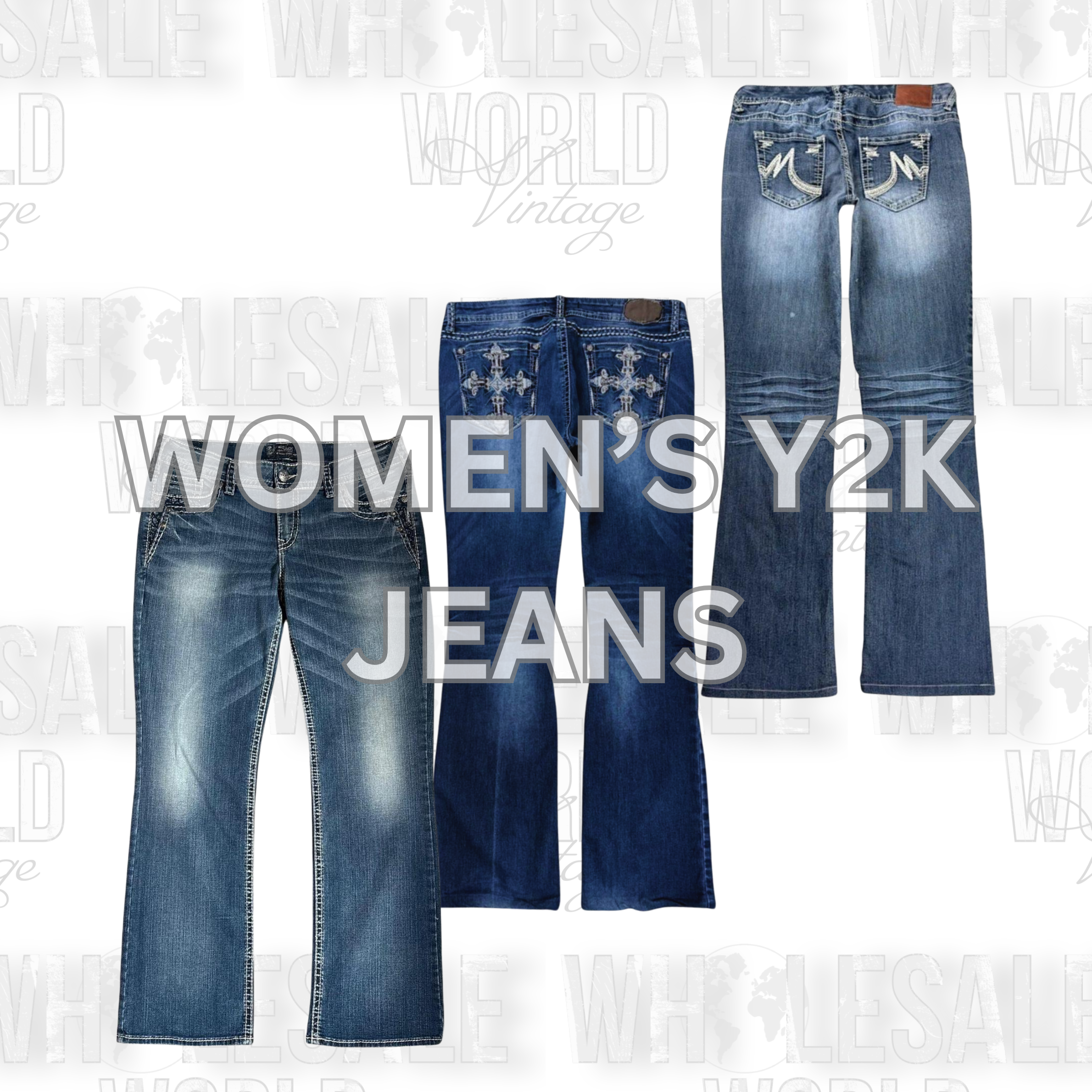 WOMEN'S Y2K JEANS - GRADE AB