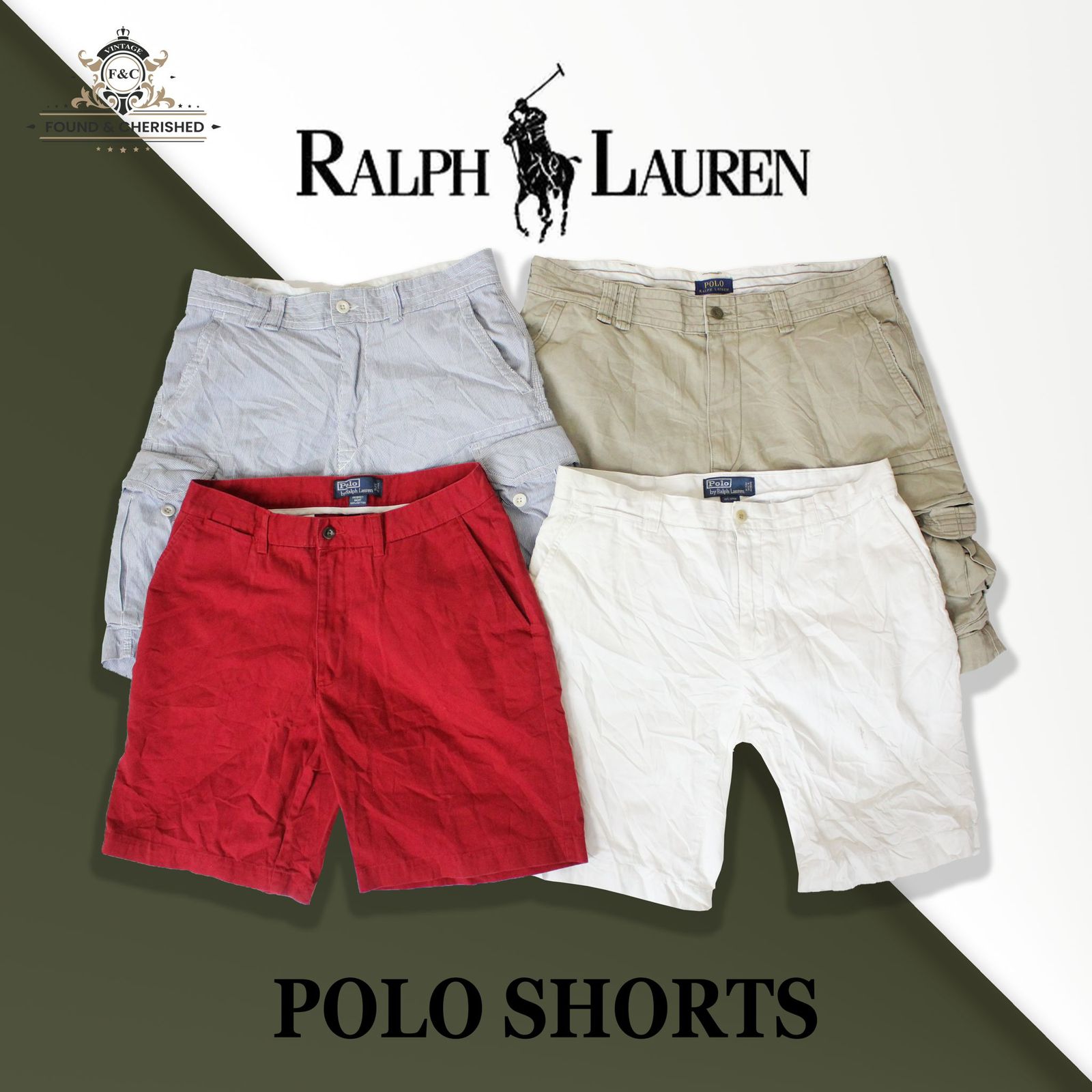 R-L Polo Shorts – Casual Branded Mix | Grade A/B