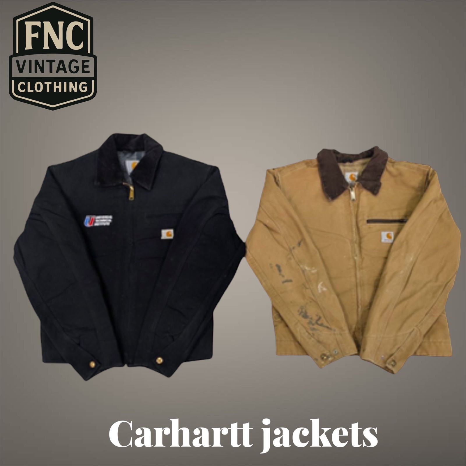 Vintage Carhartt Jacken – Schwerer Duck-Canvas-Arb..
