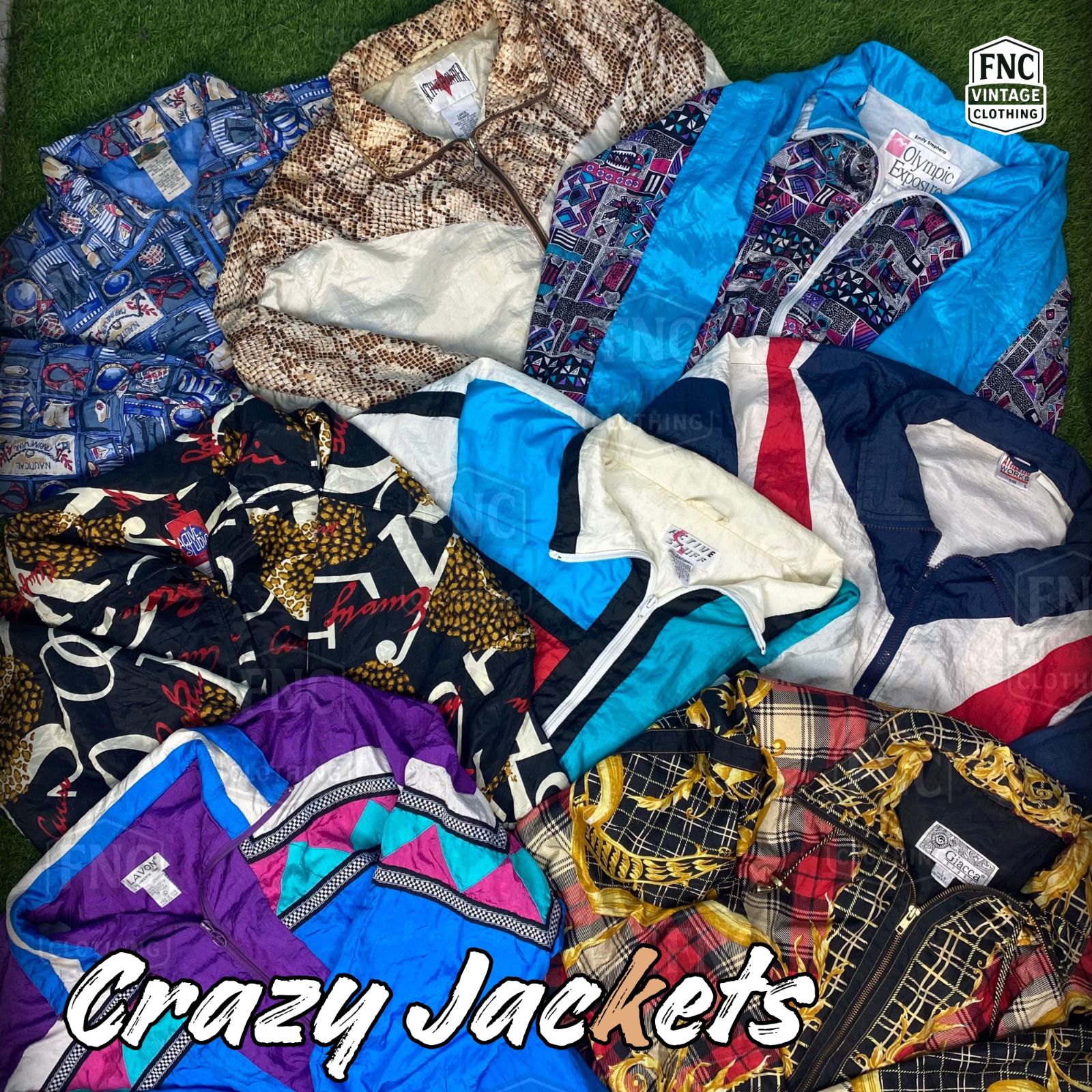 Crazy Jackets – Mix de streetwear à motifs des ann..