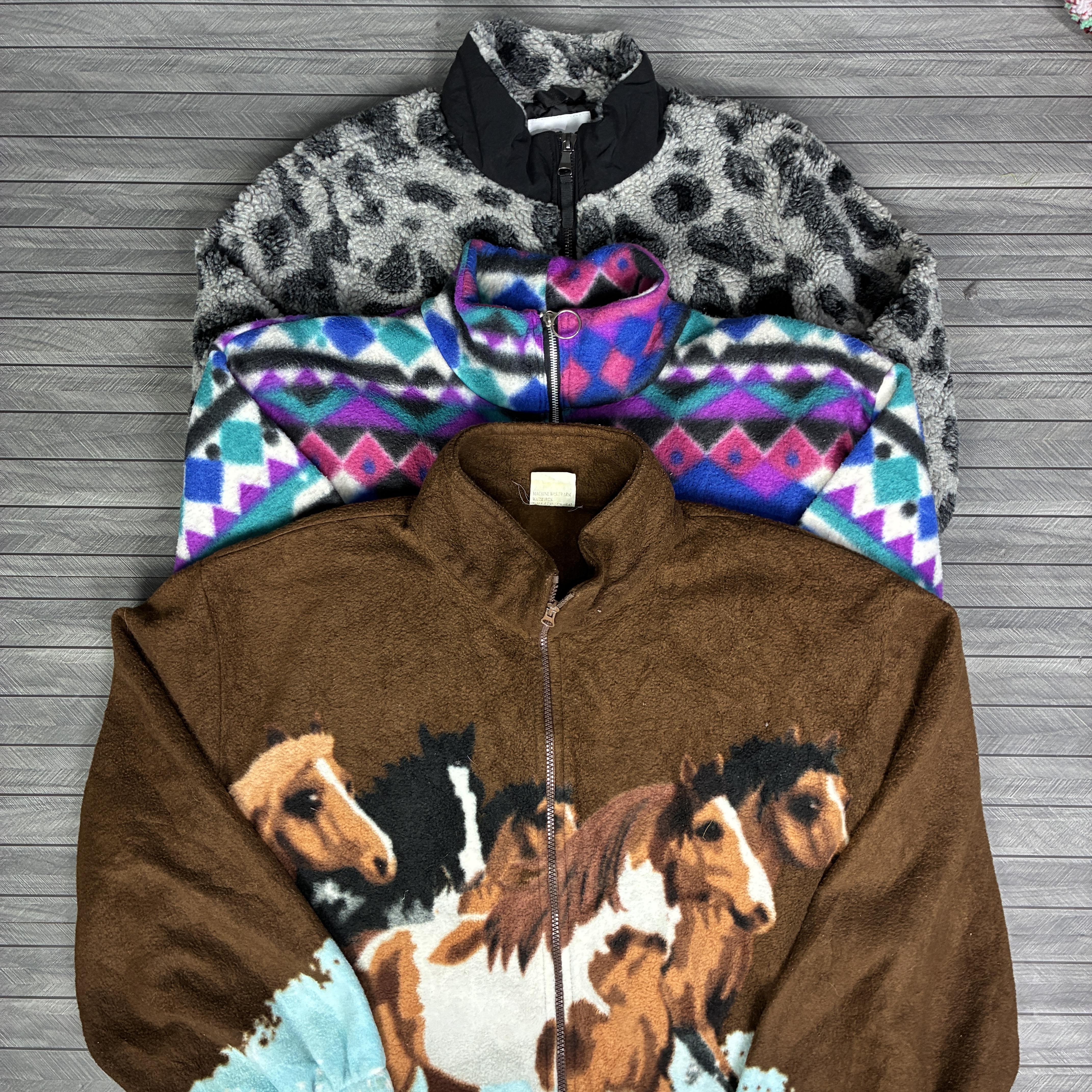Crazy Fleece – Mix Vintage a Motivo Colorato | Cla..