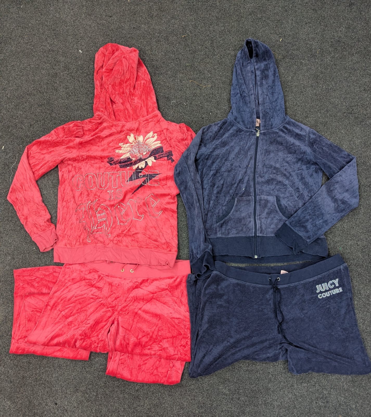 SD 289 Authentic Juicy Couture 2-piece velour set ..