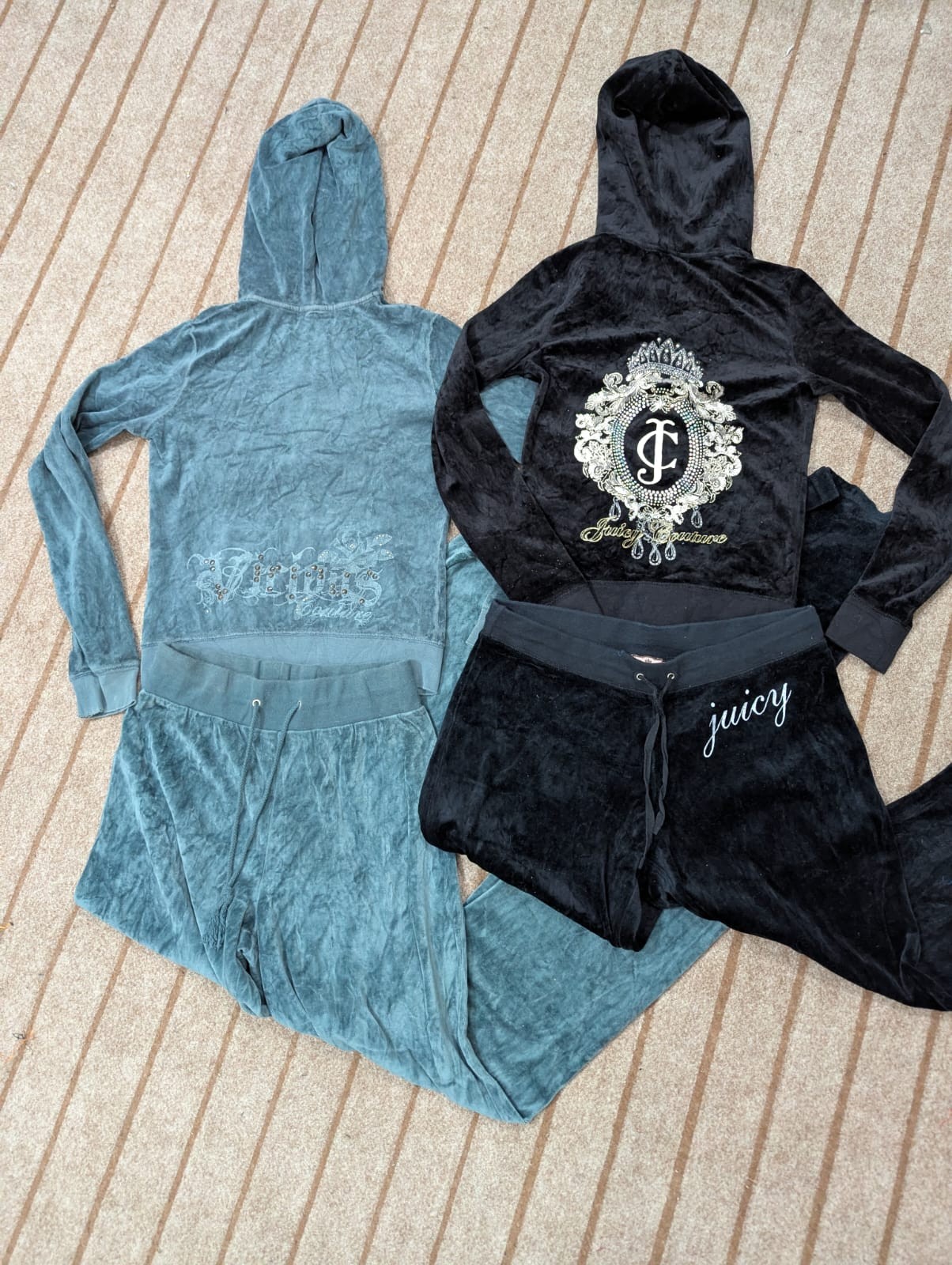 SD 288 Juicy Couture retro velour tracksuit set | ..