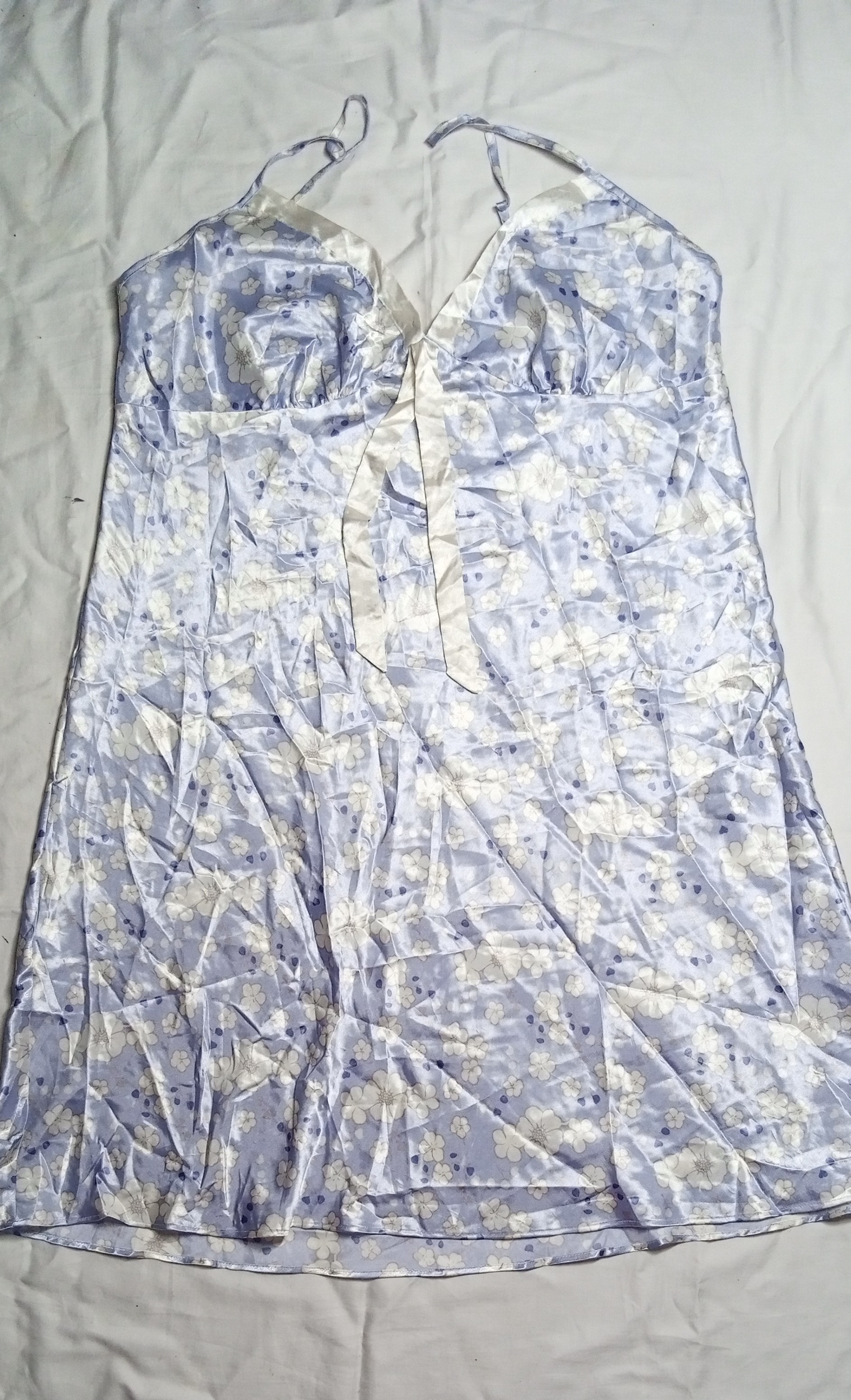 SK#95 Y2K Vestido Midi de Seda Fantástico