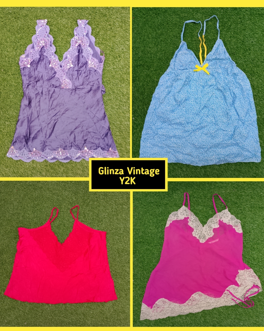 y2k tops cami lace GV#037