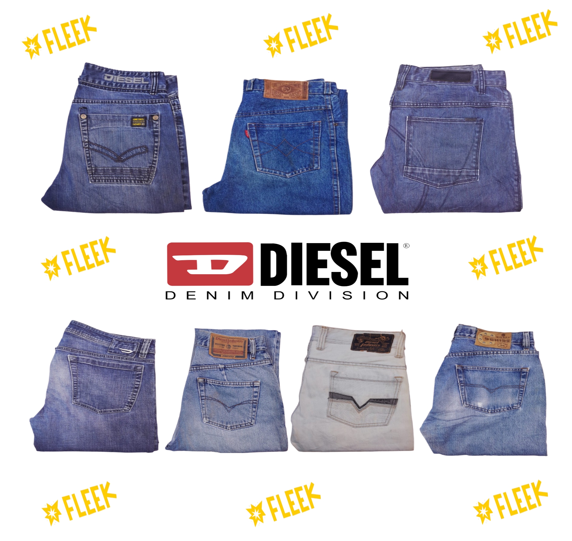 Jeans in denim classico premium 👖