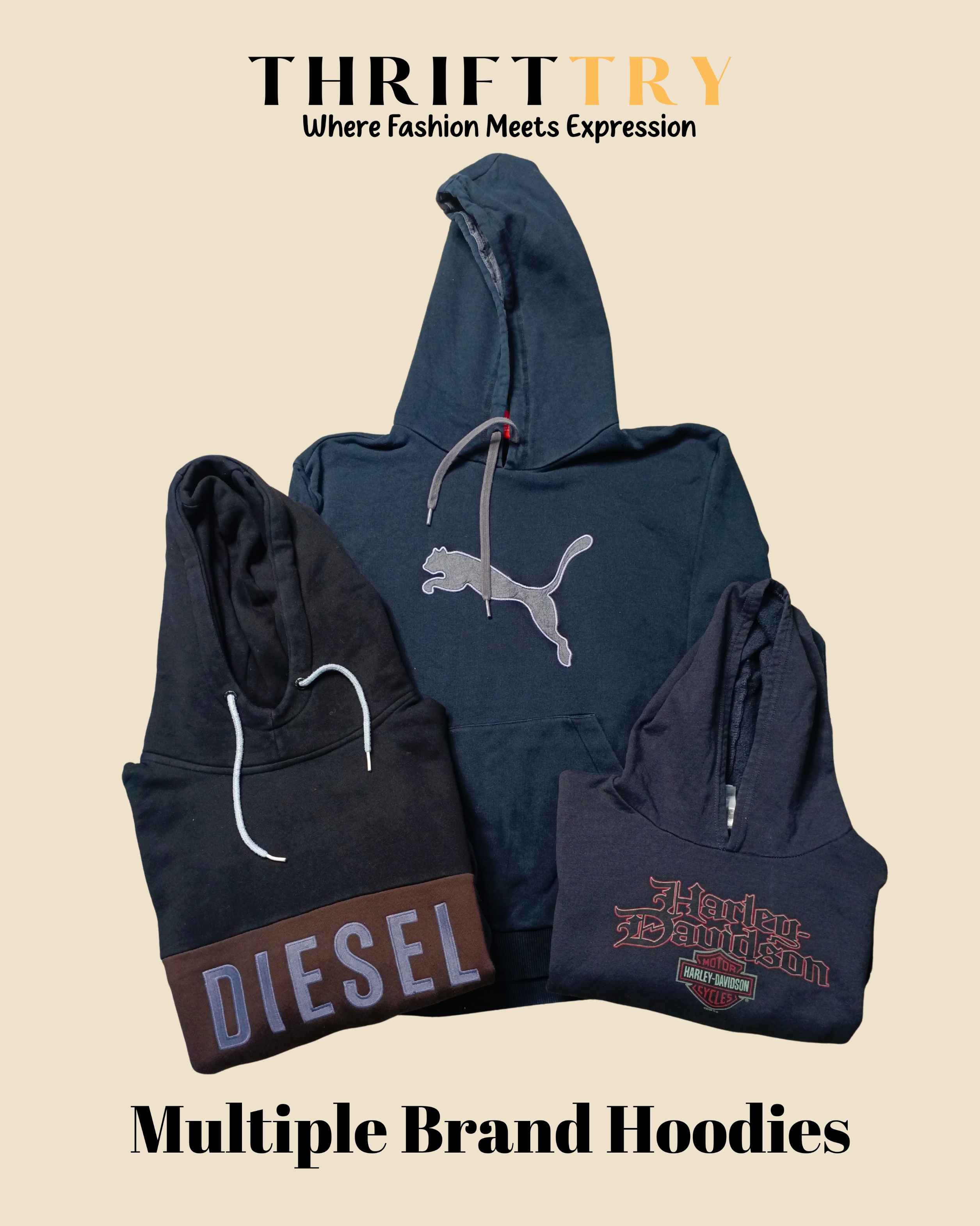 Mehrere Marken-Hoodies