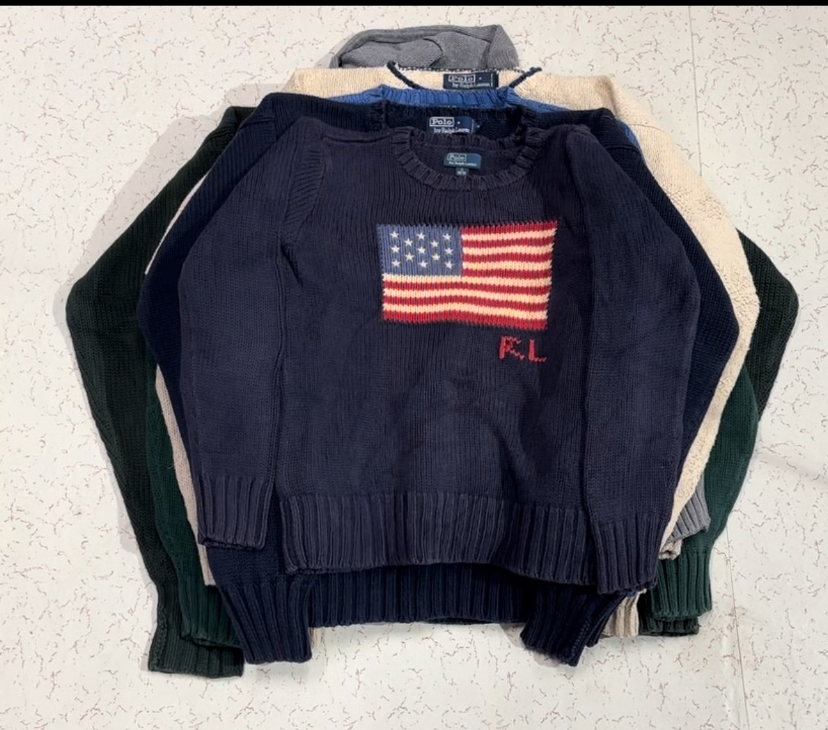 Ralph lauren American Flag sweater