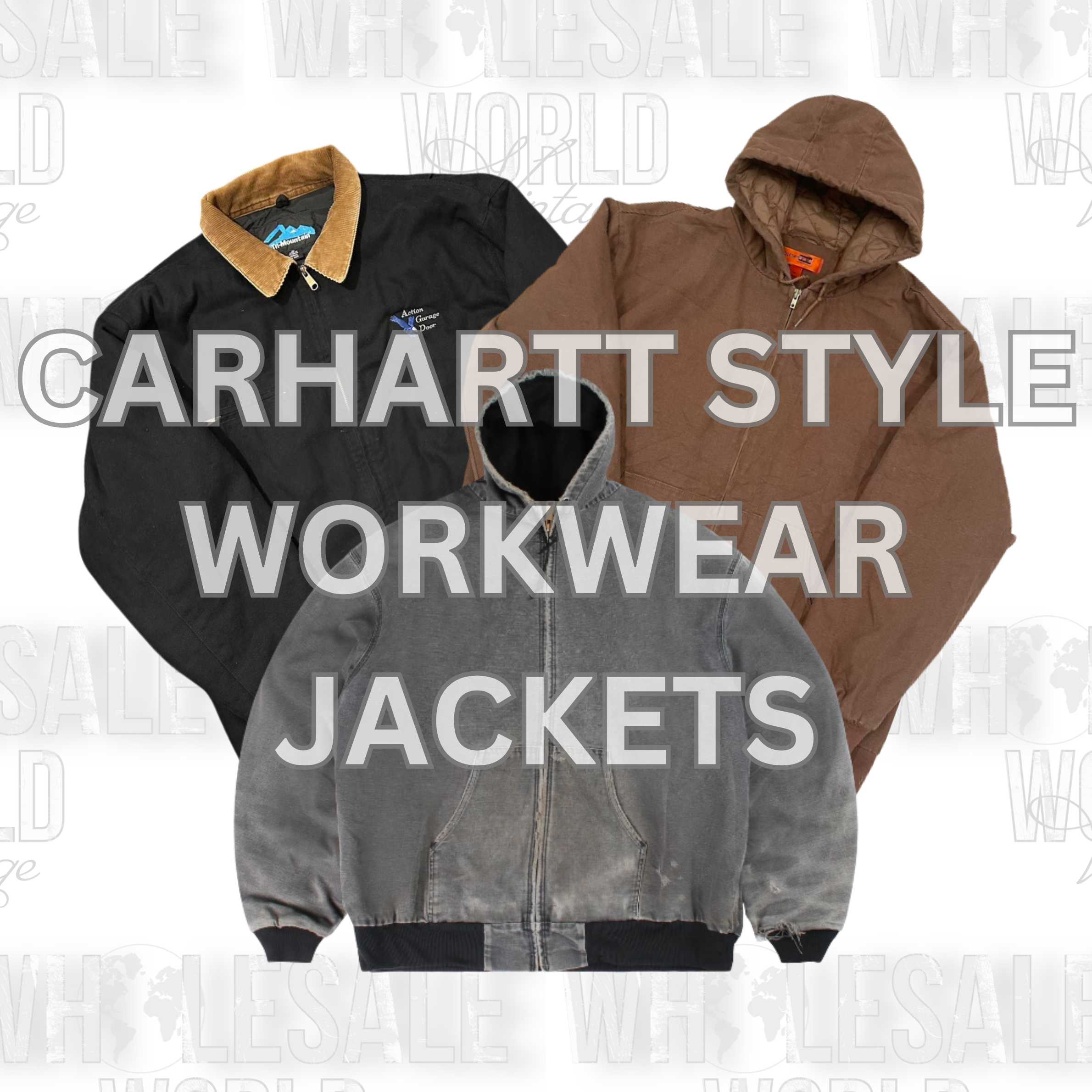 CARHARTT STYLE UNBRANDED WORKWEAR JACKETS - GRADE ..
