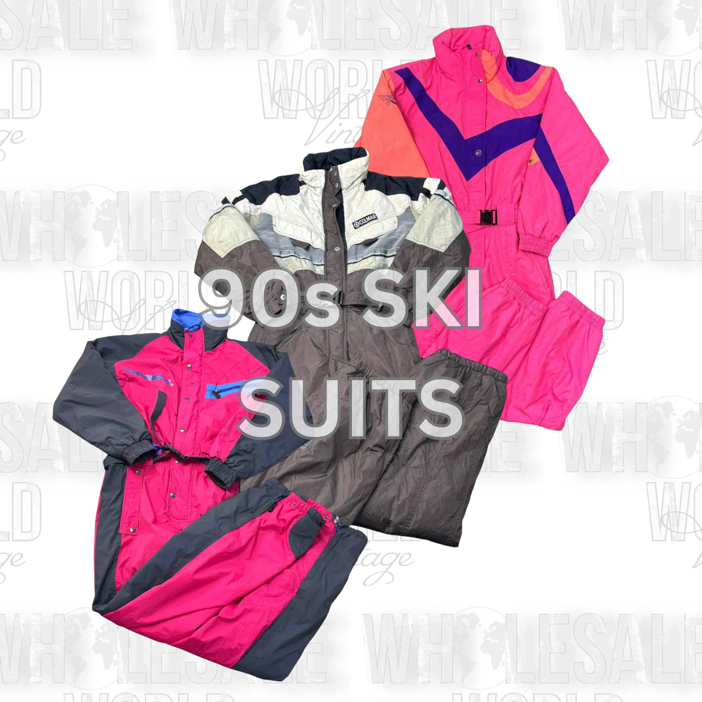 90s STYLE SKI SUITS - GRADE AB