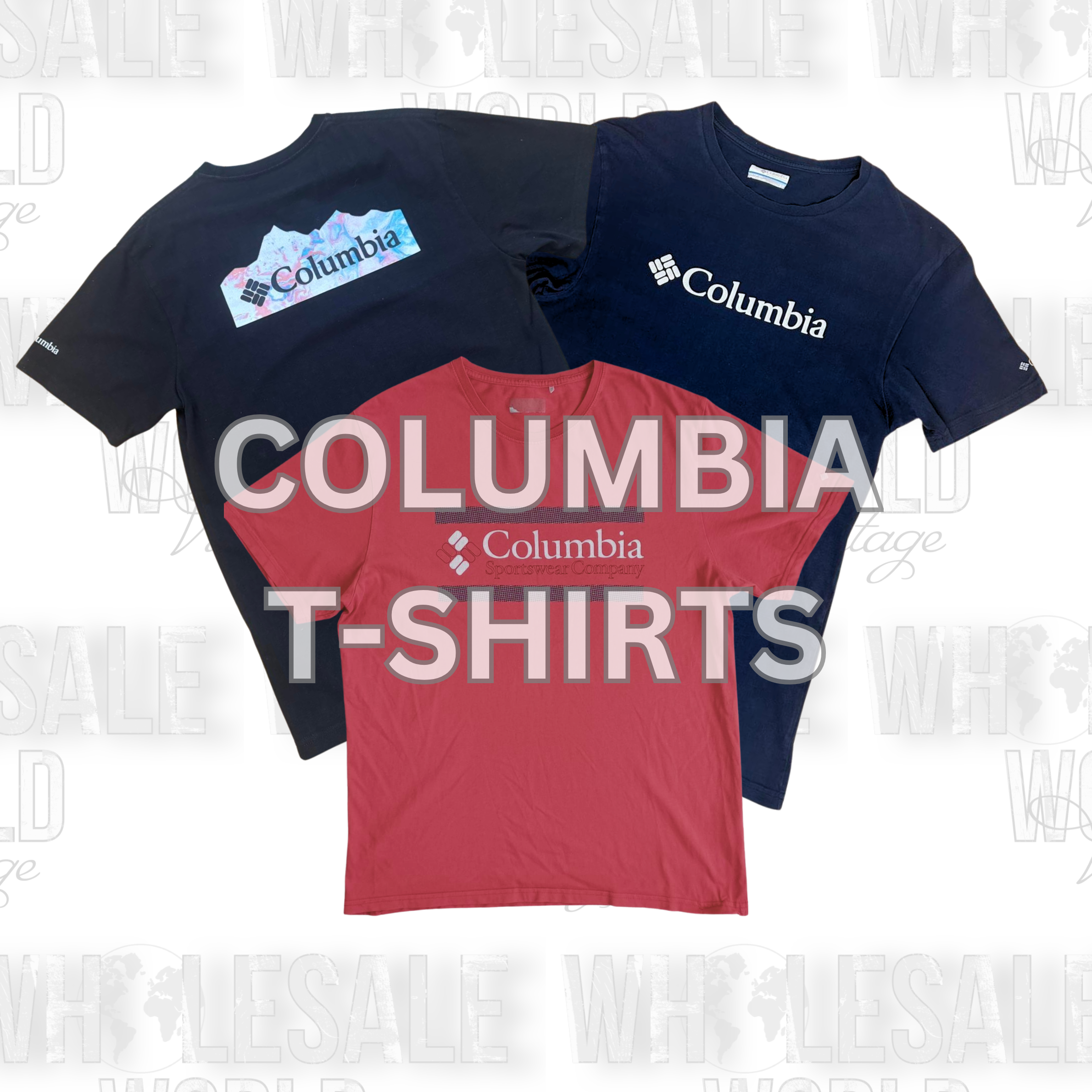 COLUMBIA T-SHIRTS - GRADE AB