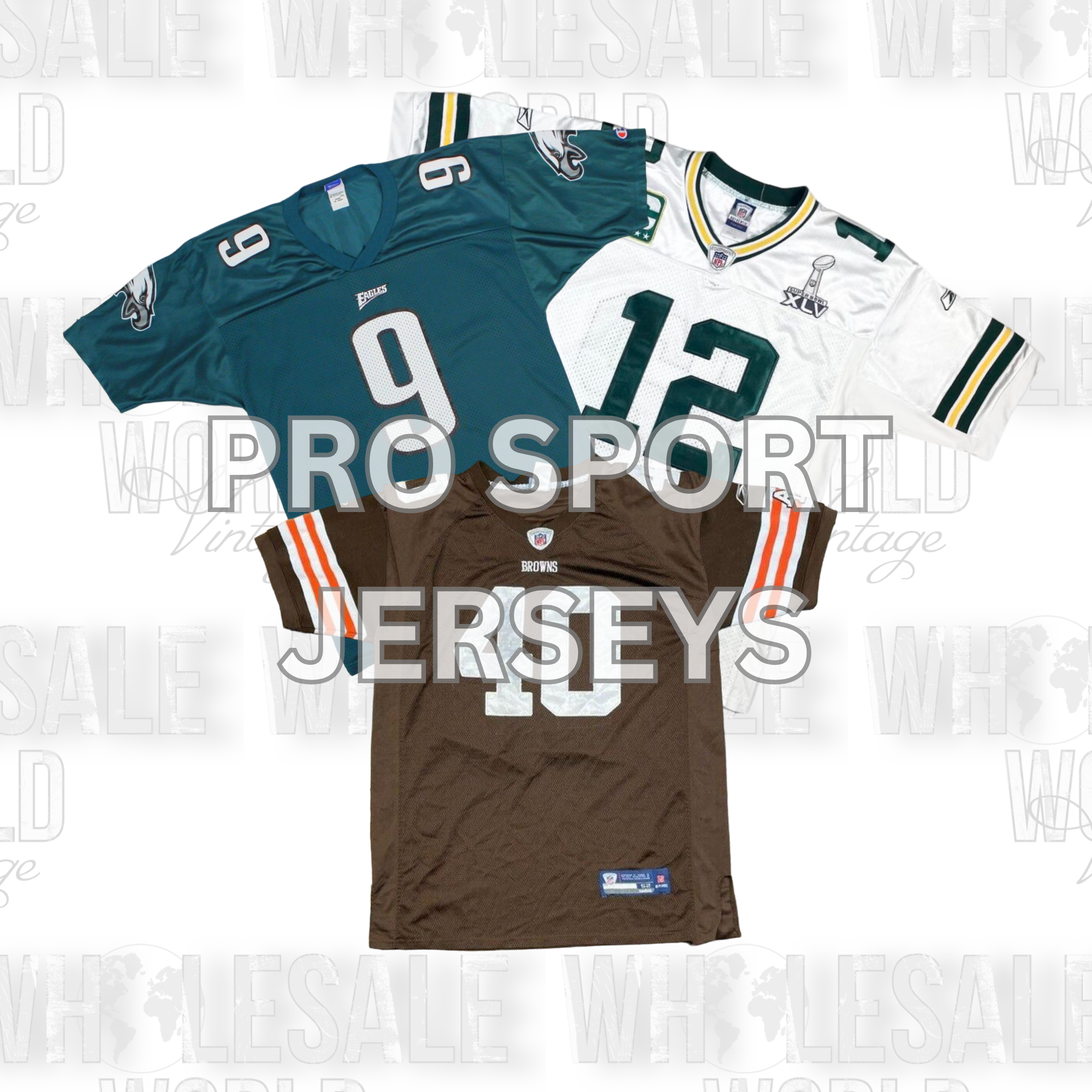 USA PRO SPORT JERSEYS (NFL NHL NBA) - GRADE AB