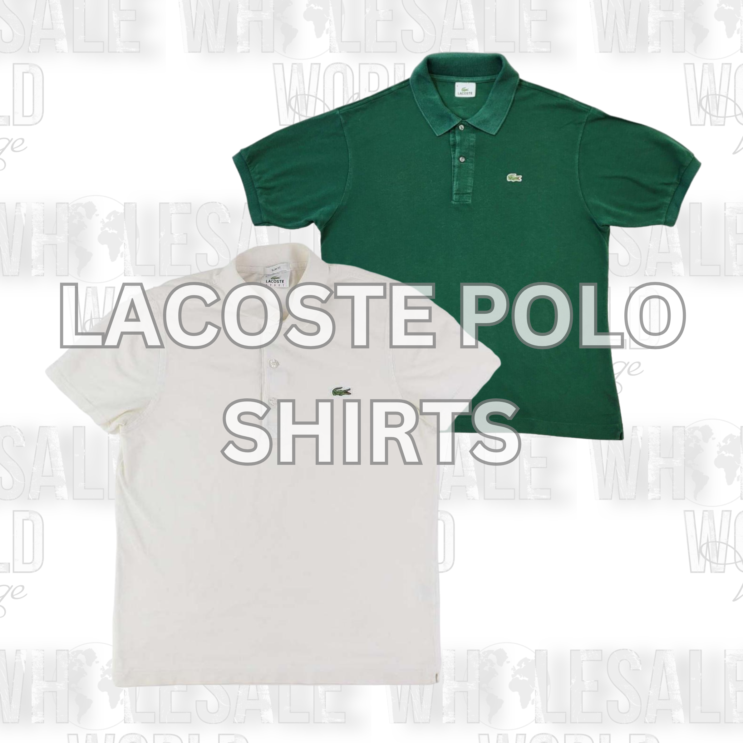 LACOSTE POLO SHIRTS - GRADE AB