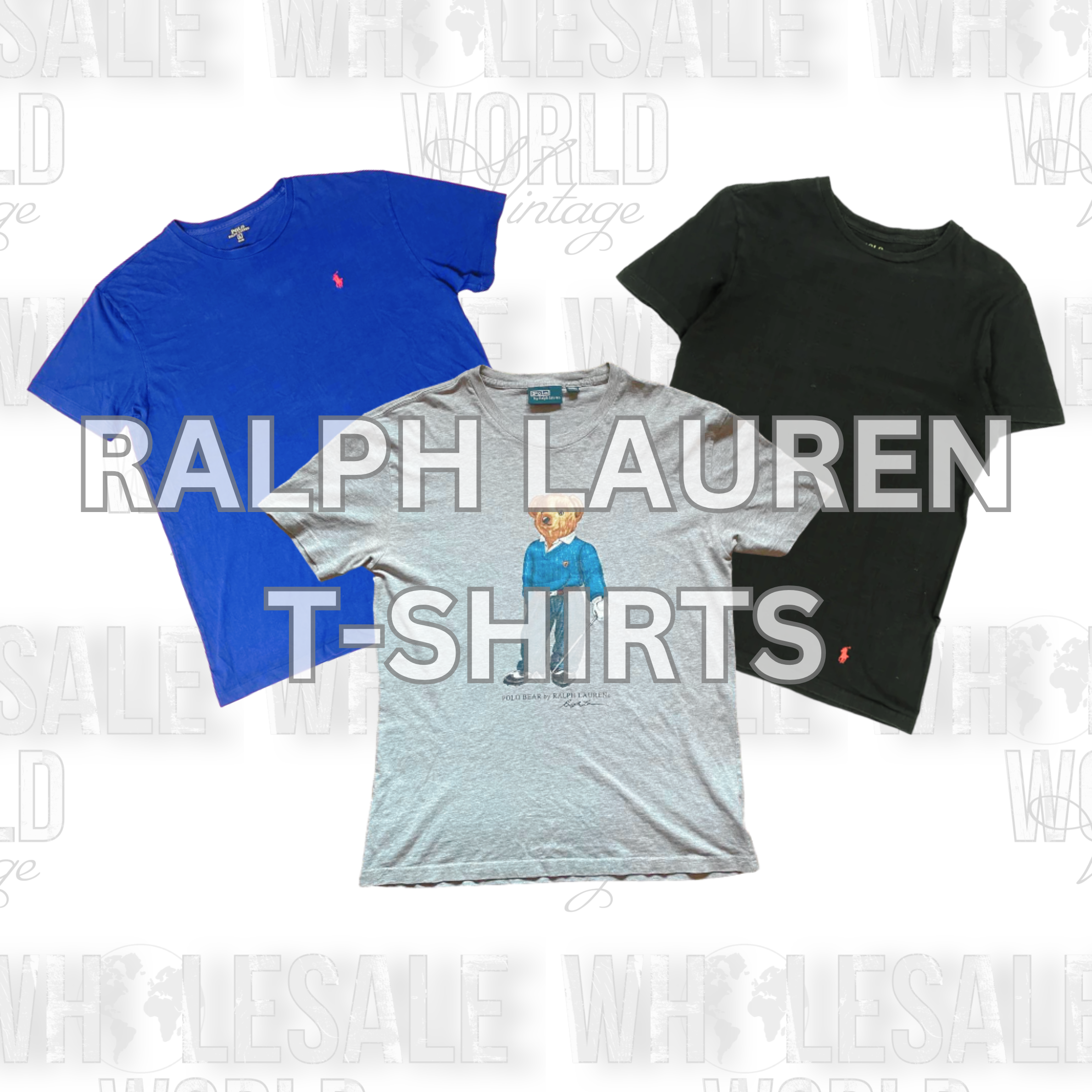 RALPH LAUREN T-SHIRTS - GRADE AB