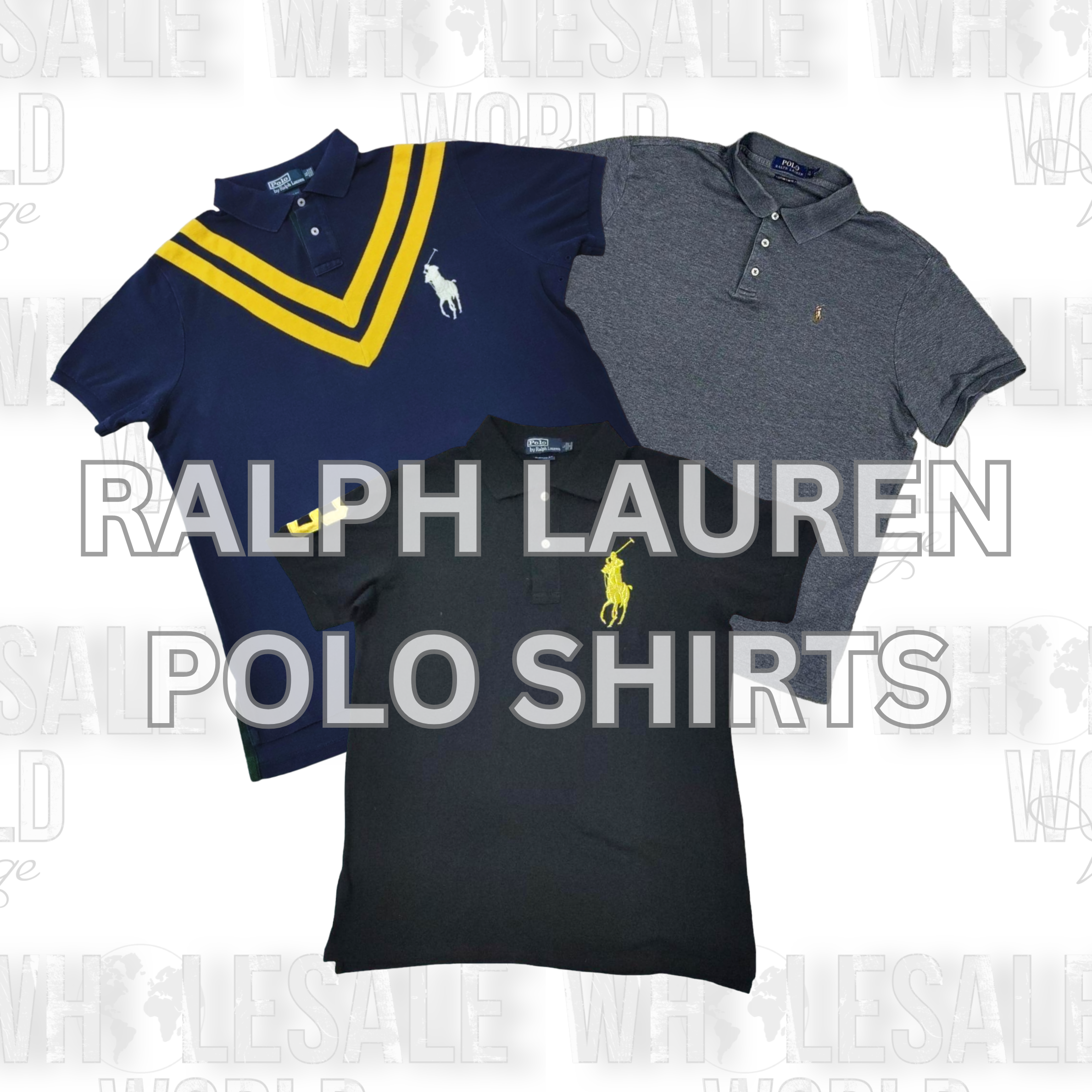 RALPH LAUREN POLO SHIRTS - GRADE AB