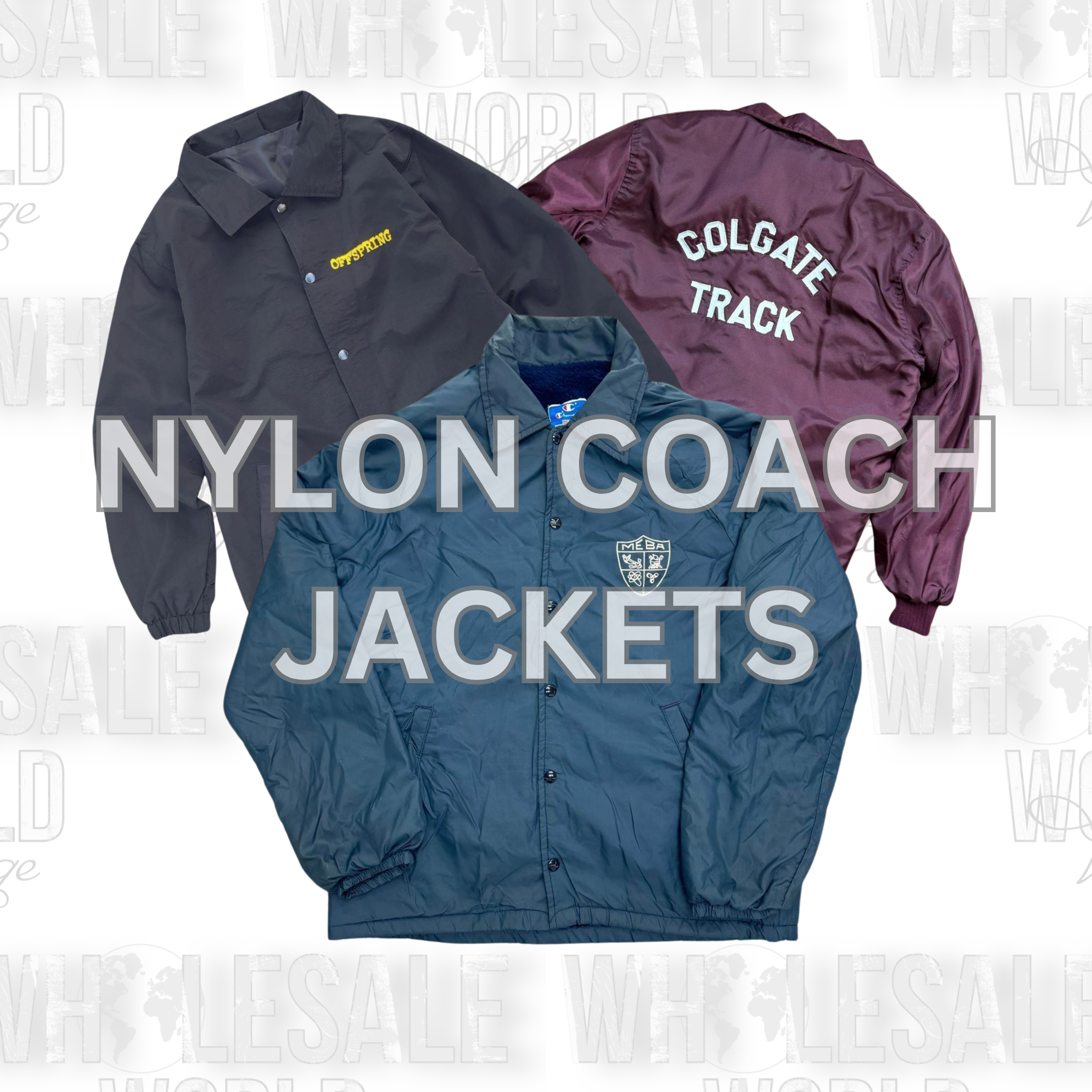 NYLON COACH JACKETS - GRADE AB