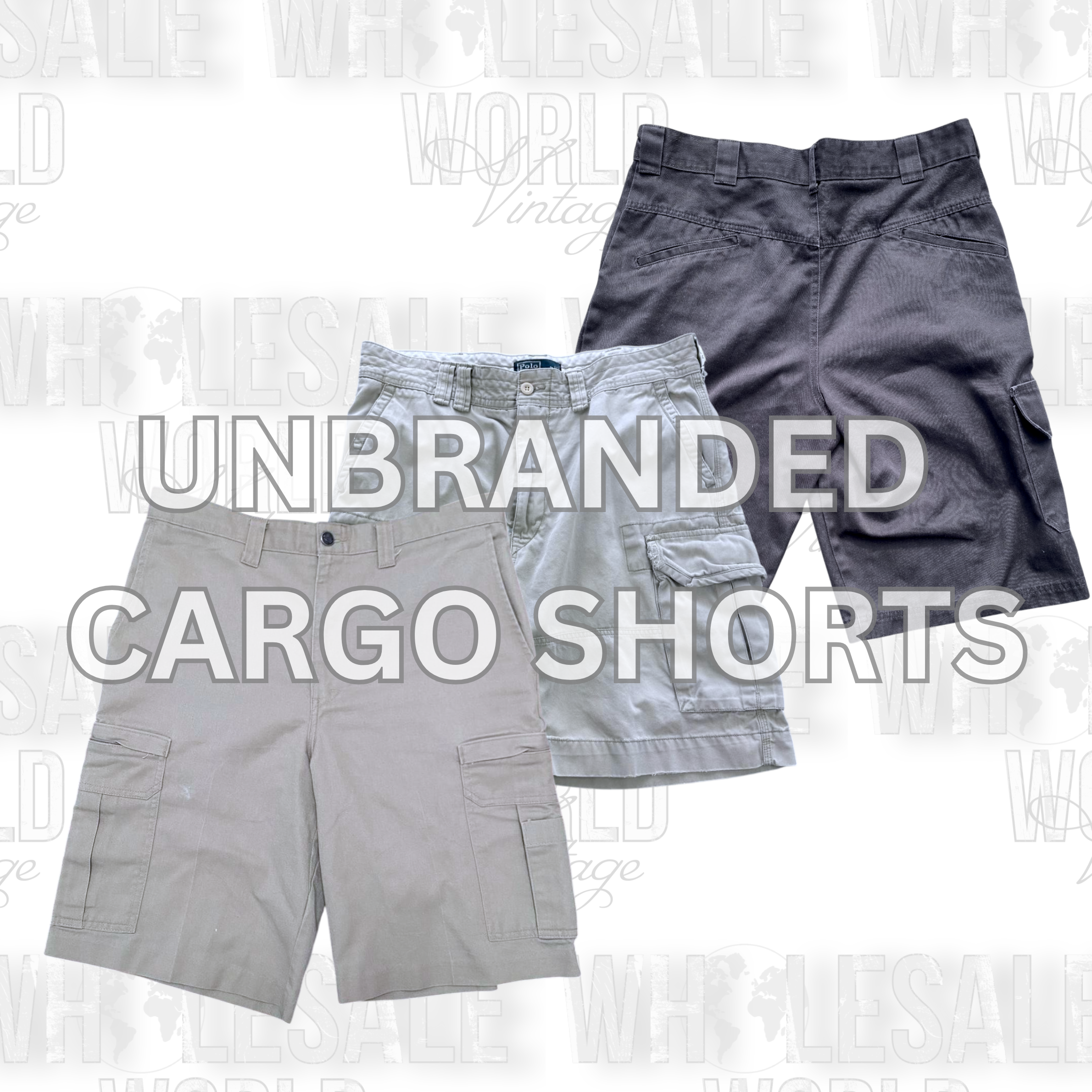 SHORTS CARGO NON MARQUES - GRADE B - 50 pcs