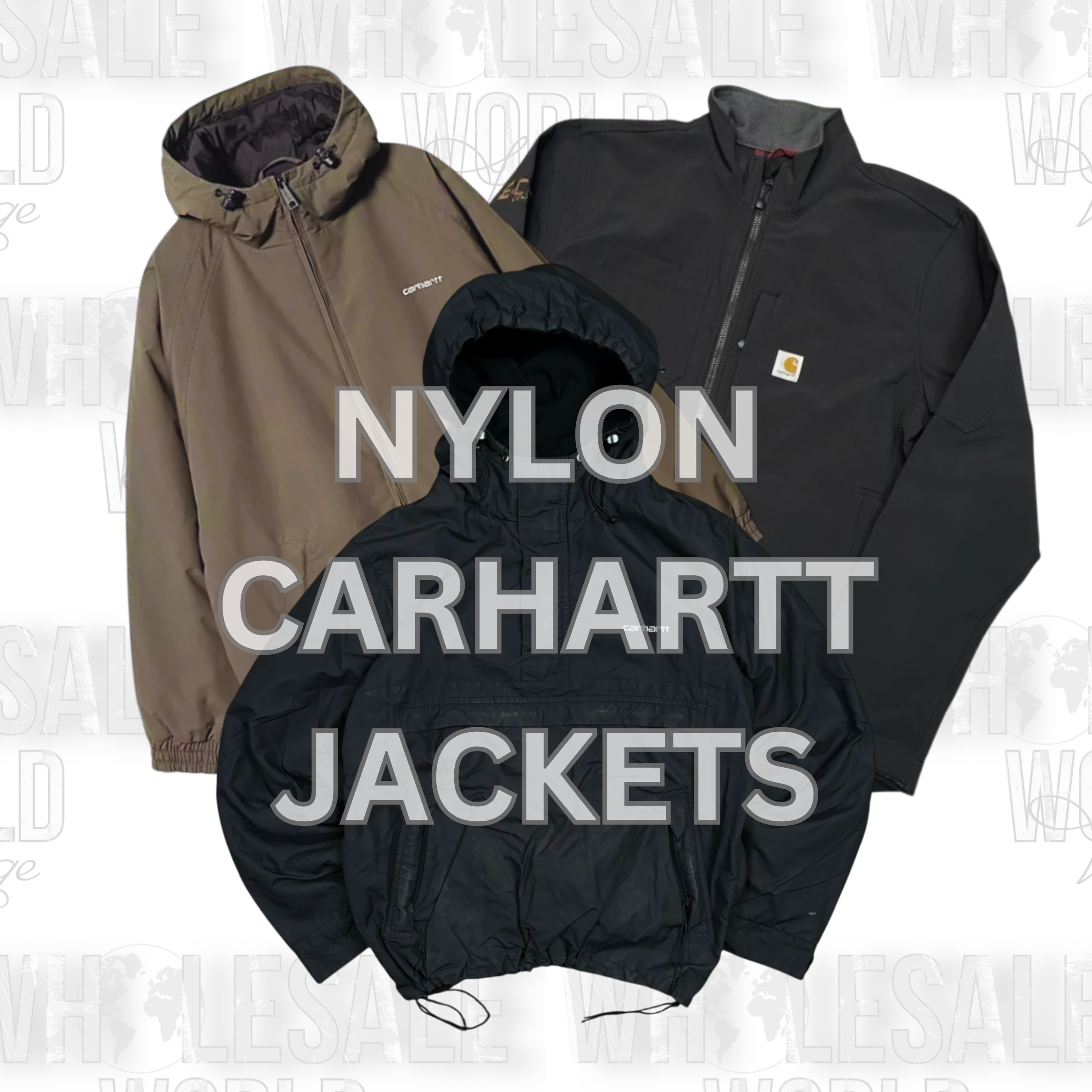 VESTES CARHARTT EN NYLON - GRADE A
