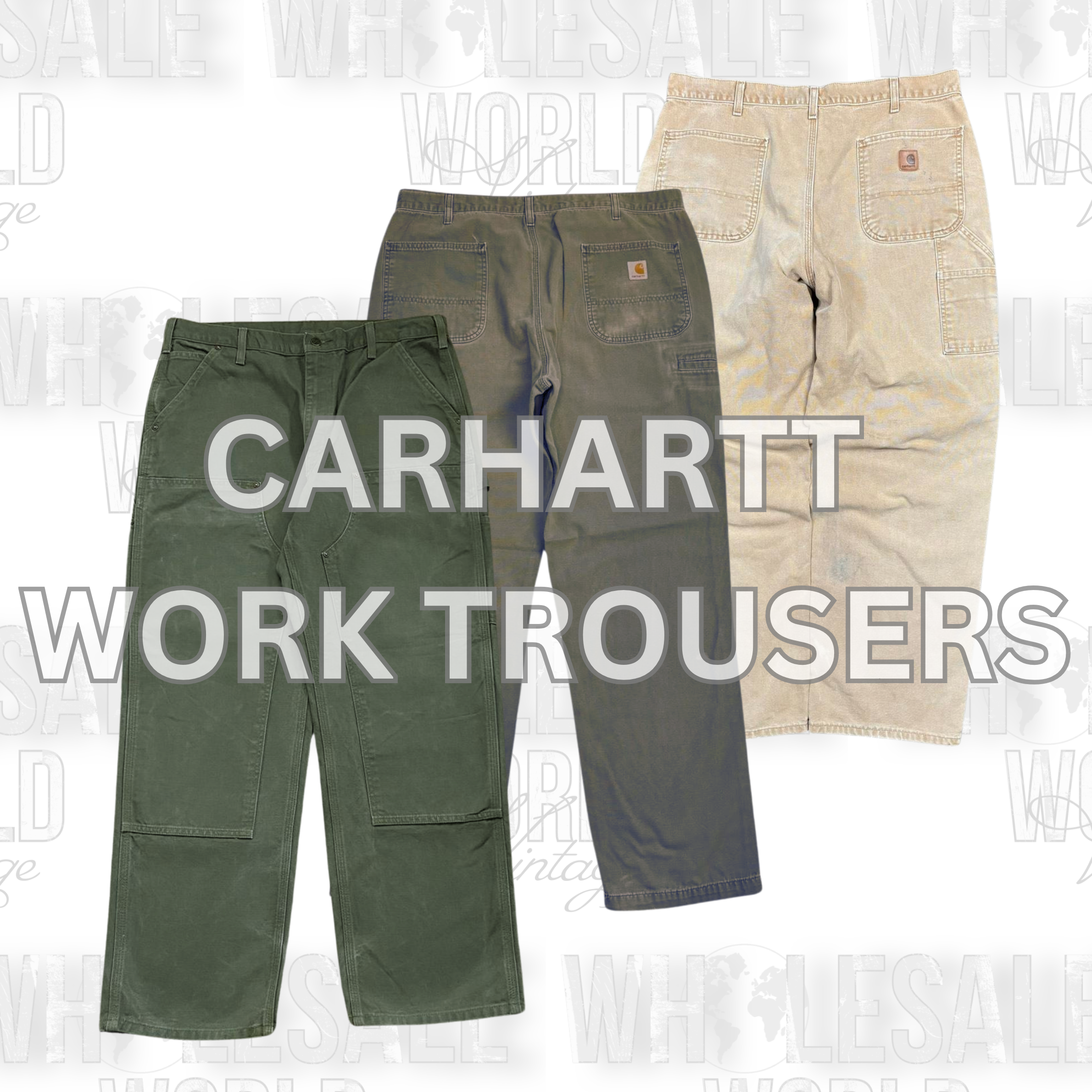 PANTALONS DE TRAVAIL CARHARTT - QUALITÉ AB