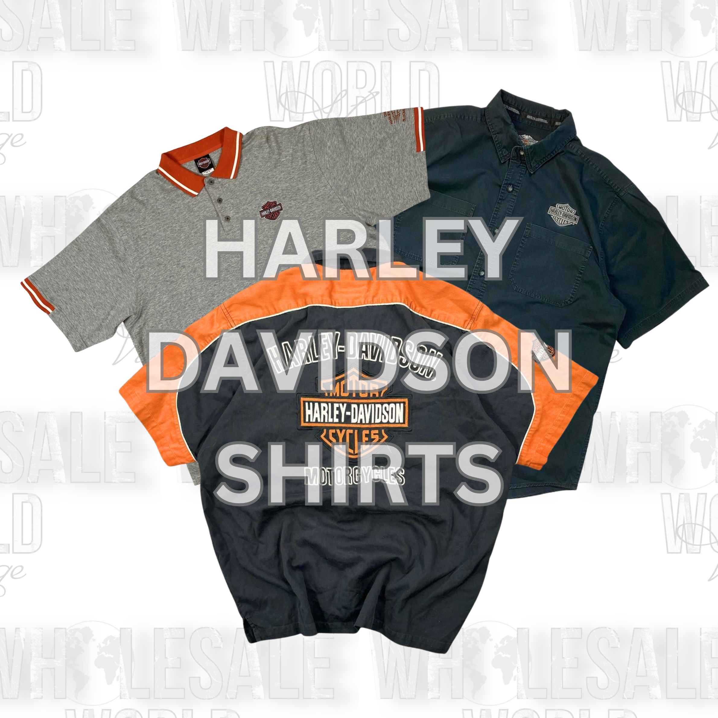 HARLEY DAVIDSON SHIRTS - GRADE A