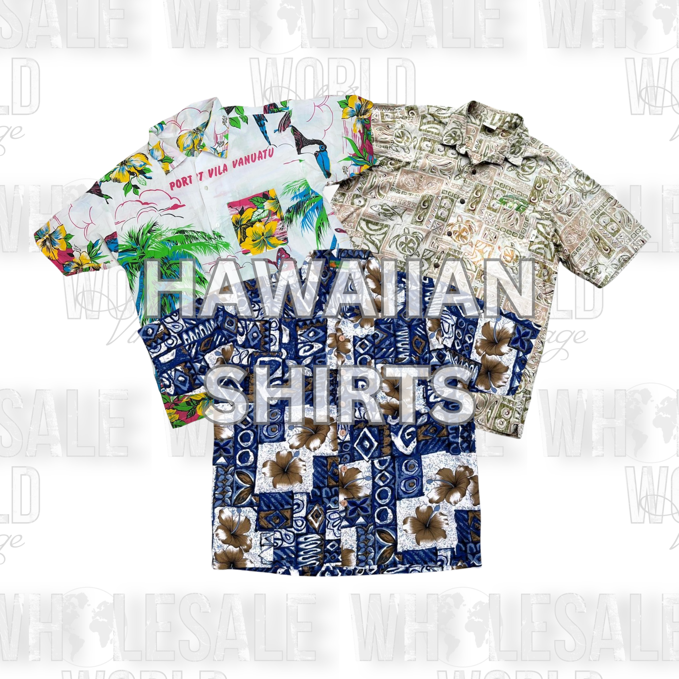 Chemises HAWAIIENNES - GRADE A