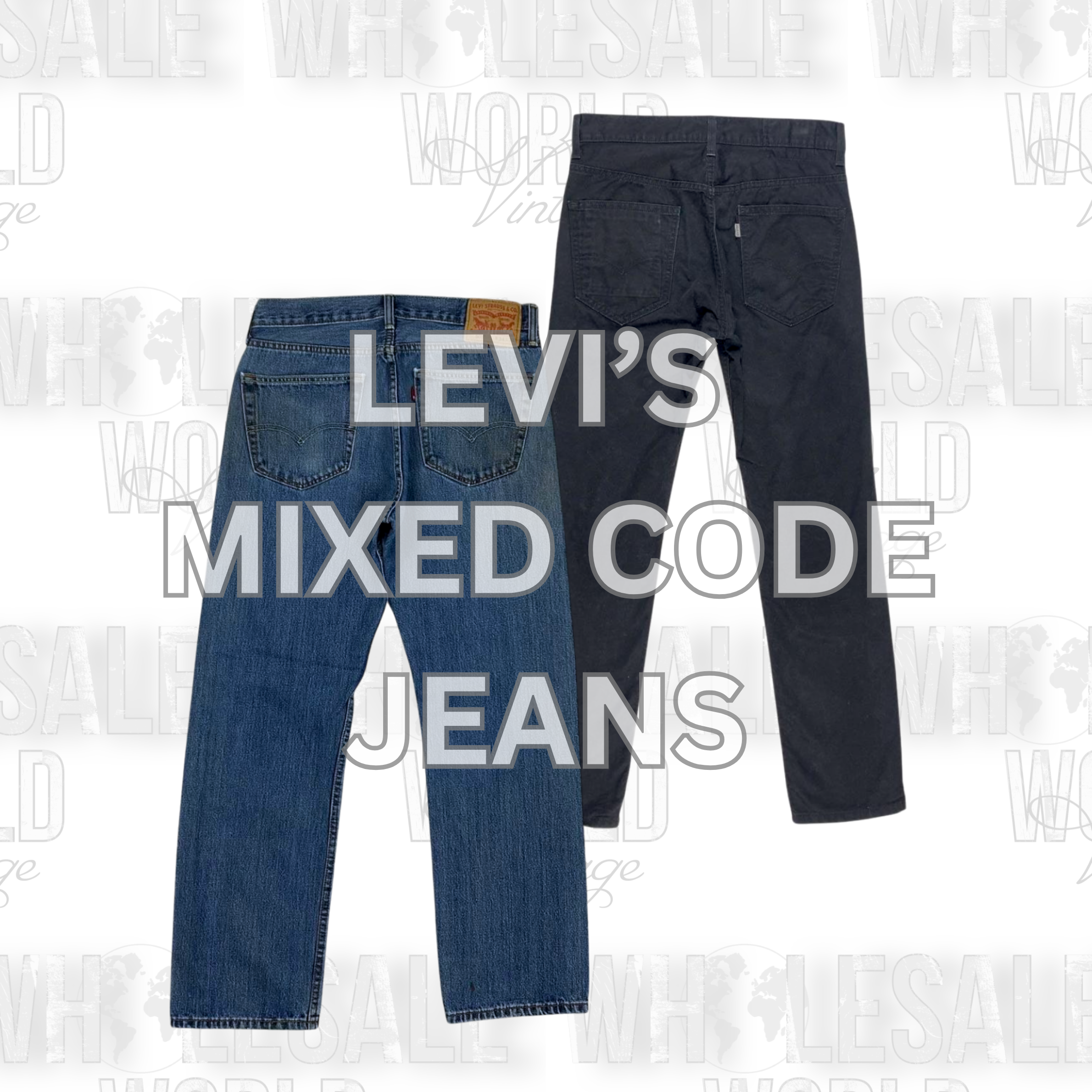 LEVI'S MIXED CODE JEANS - GRADE A