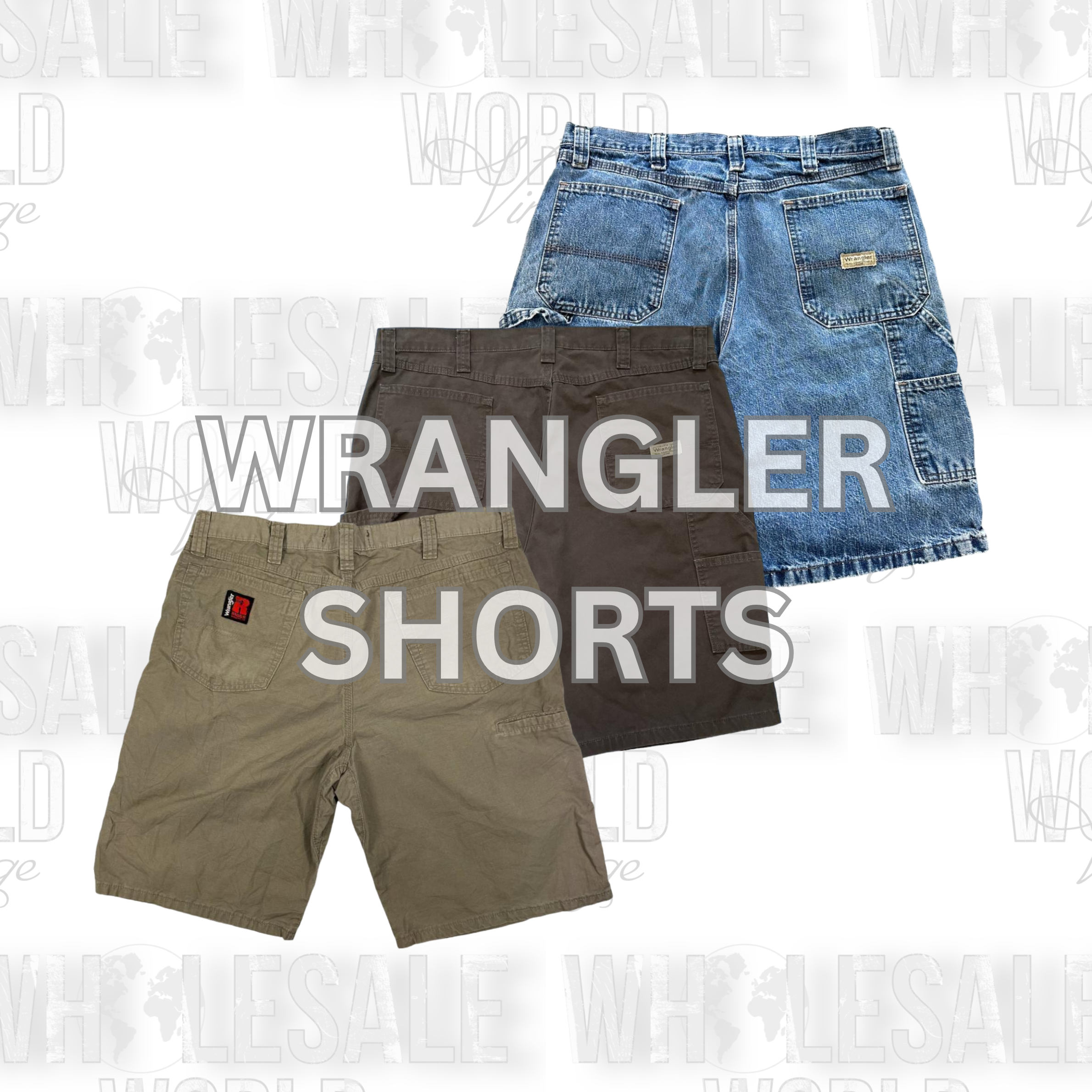 WRANGLER DENIM SHORTS - GRADO A