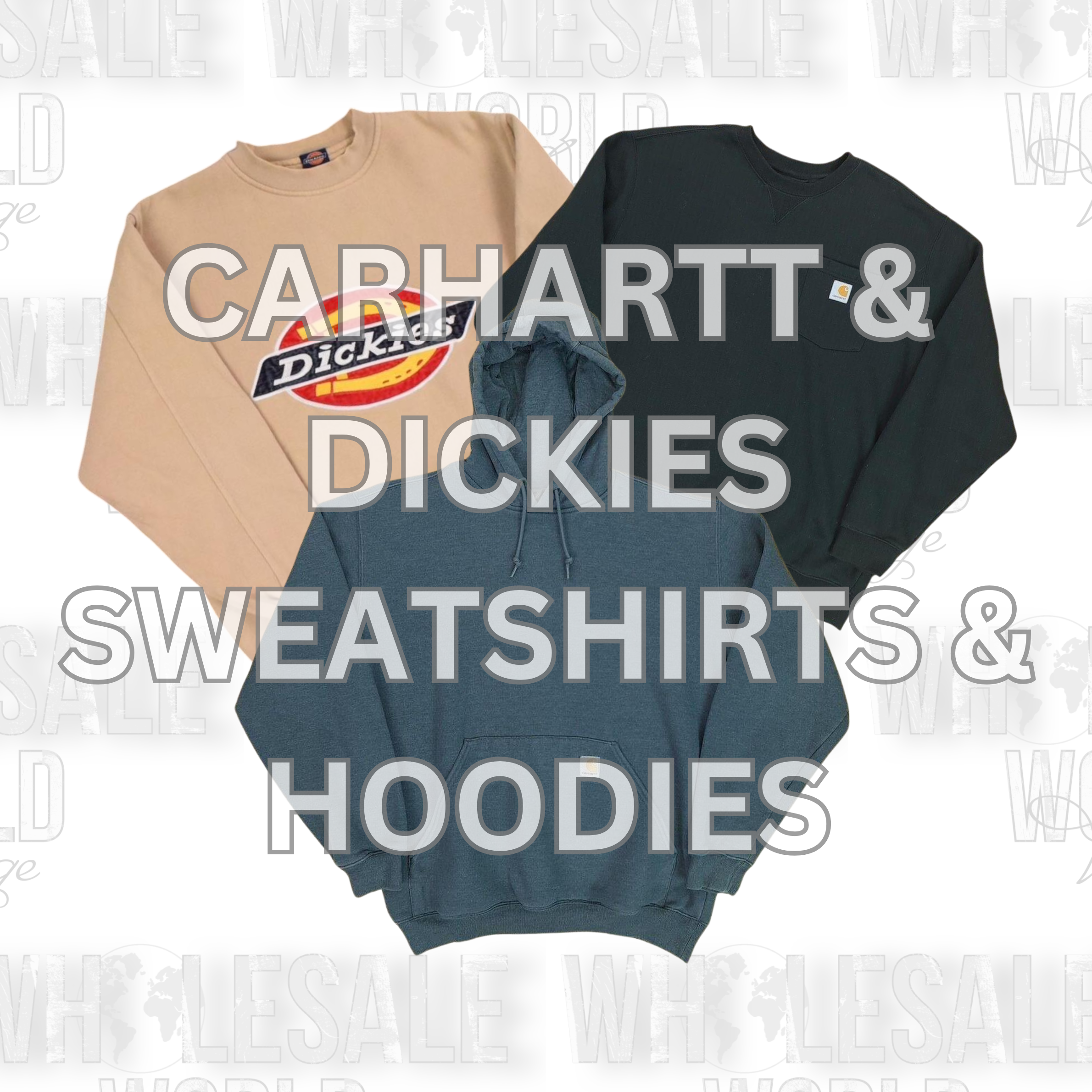 SWEATSHIRT E FELPE CARHARTT & DICKIES - GRADO A