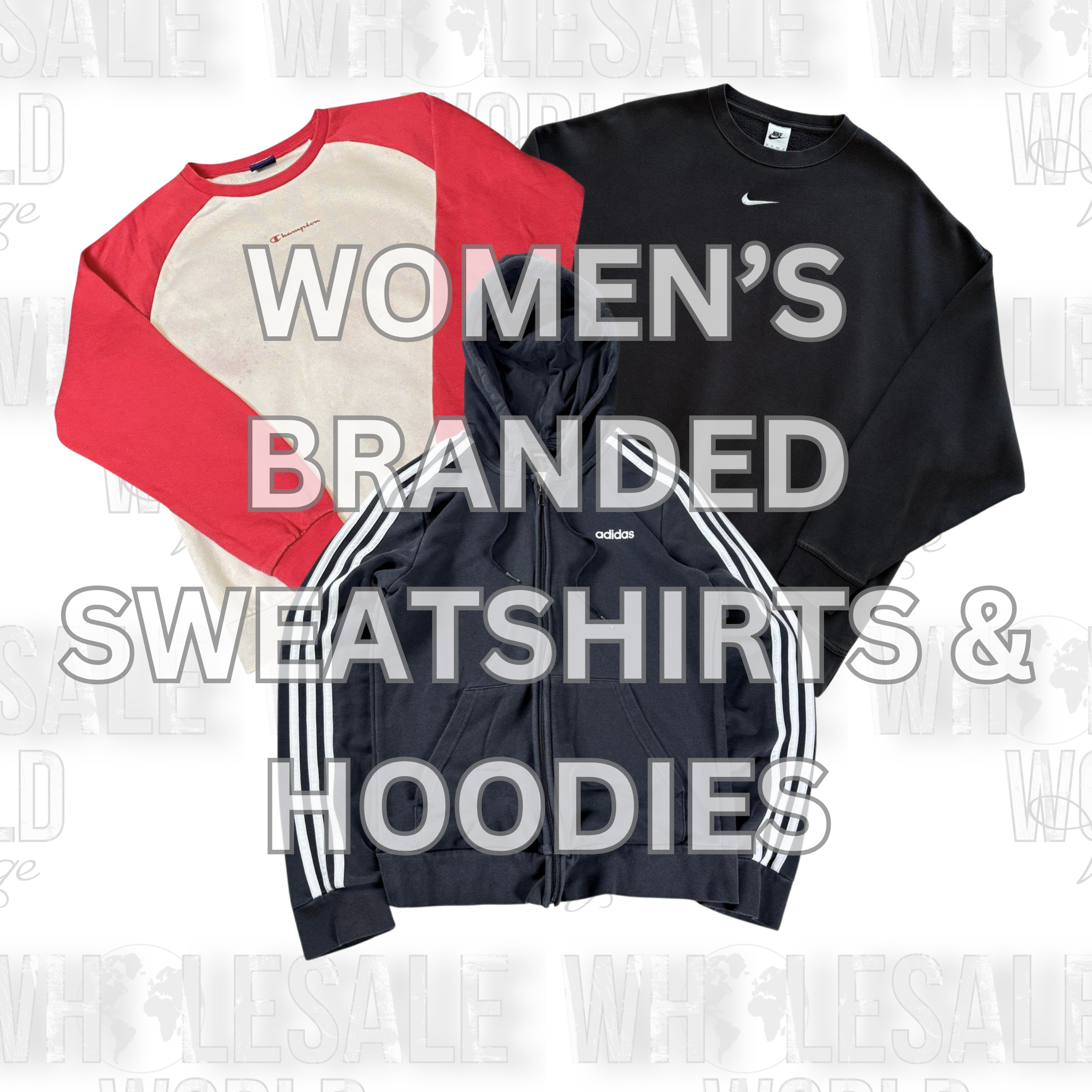 WOMEN'S SWEATSHIRTS & HOODIES - GRADE A