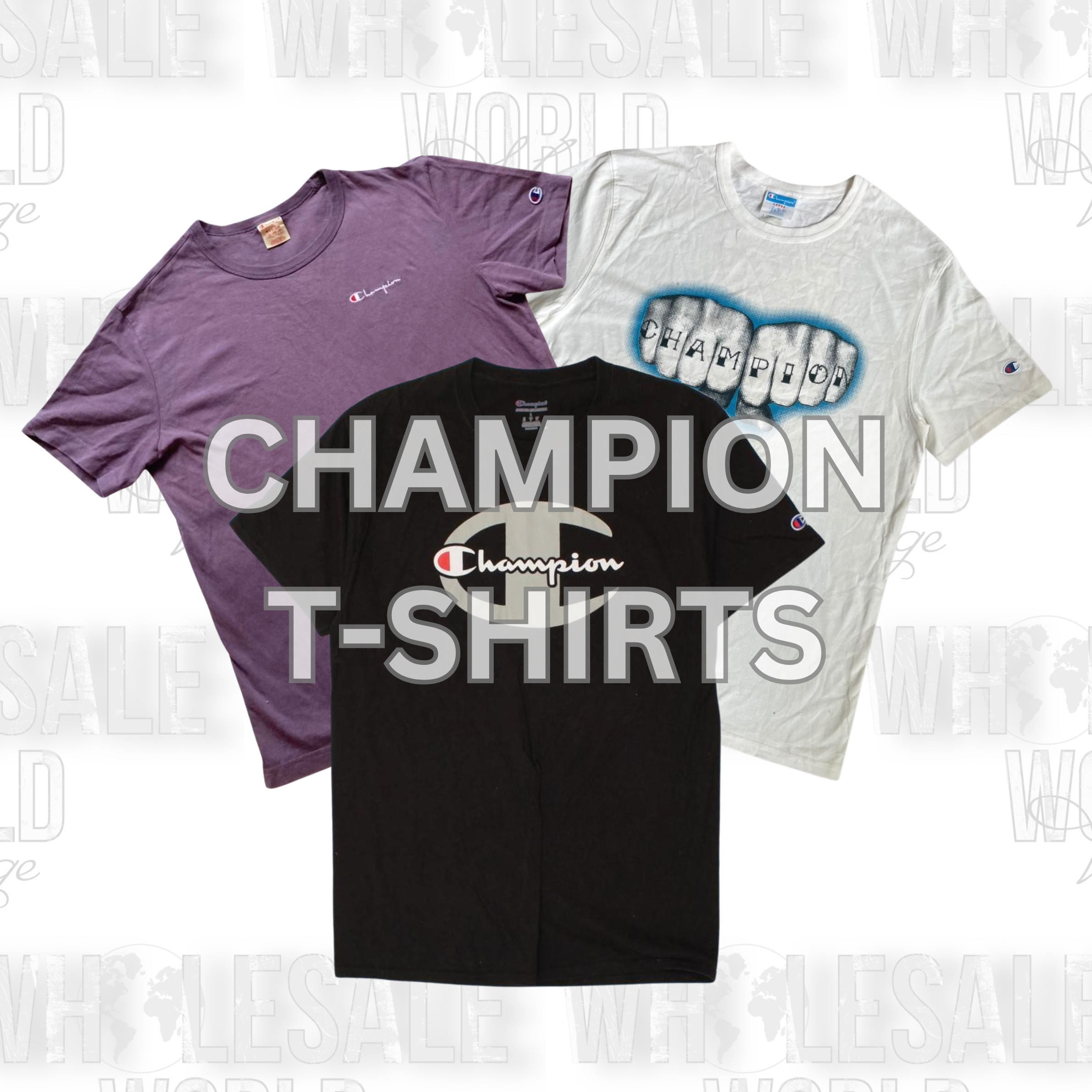T-SHIRTS CHAMPION - GRADE A