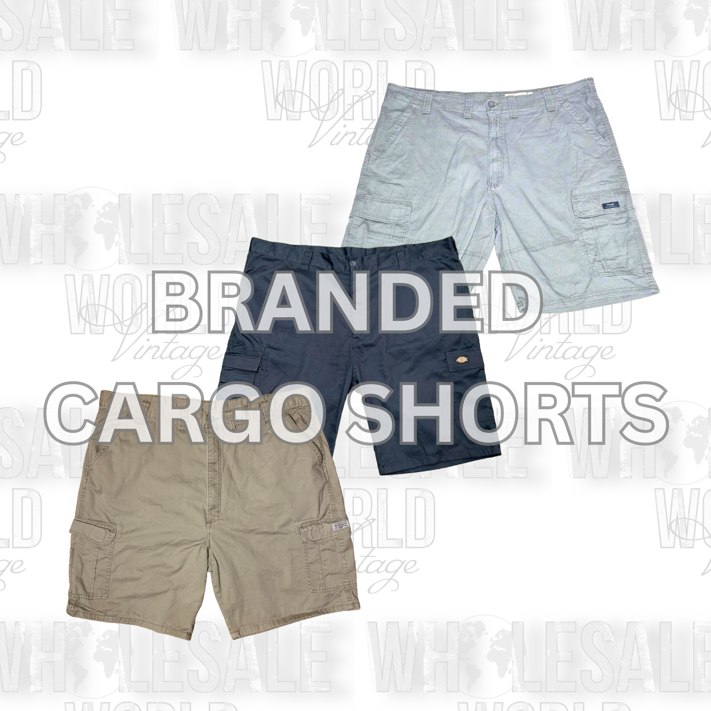 SHORTS EN CARGO MARQUES - GRADE A