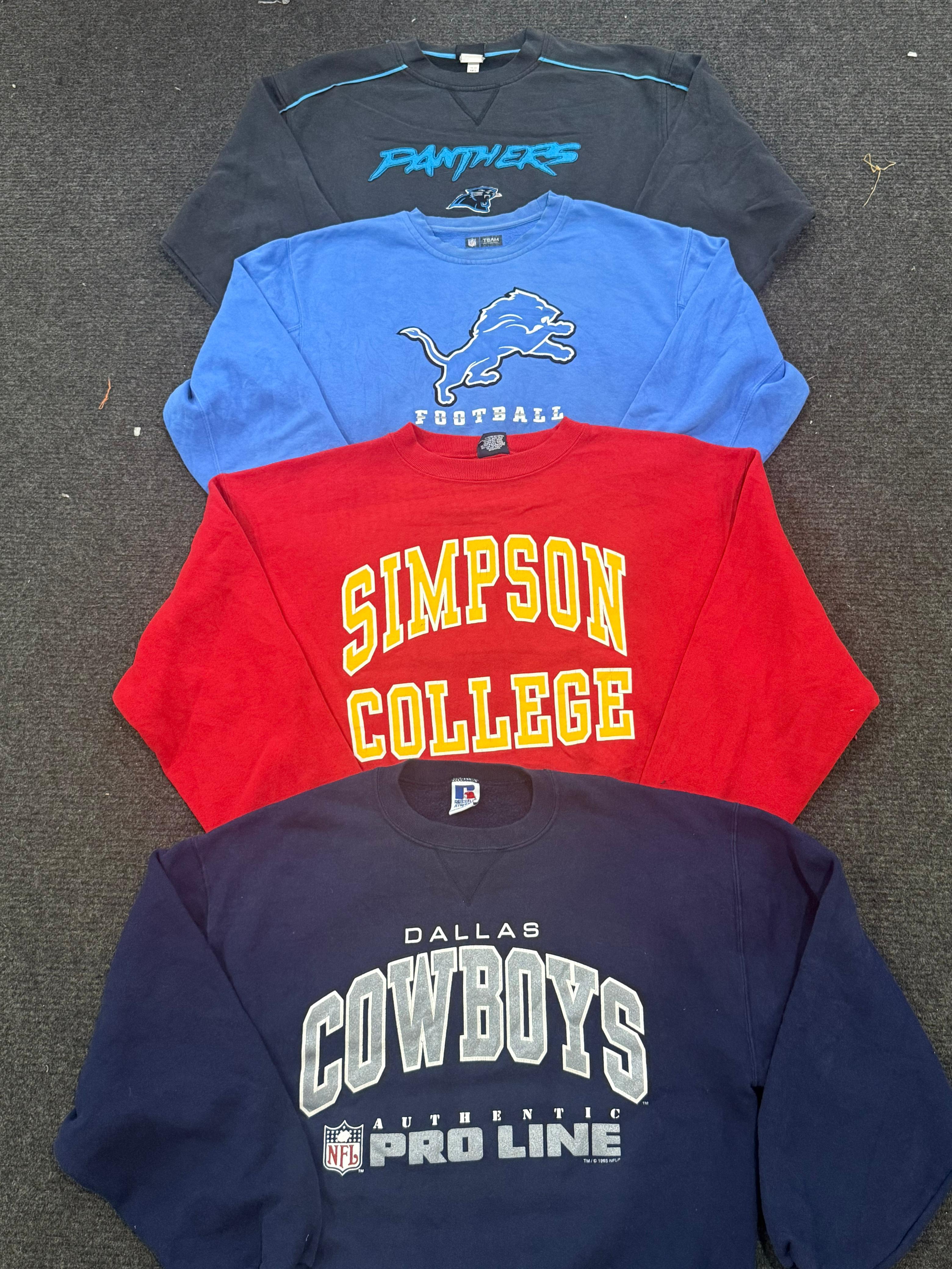 PRO SPORT & COLLEGE SWEATSHIRTS